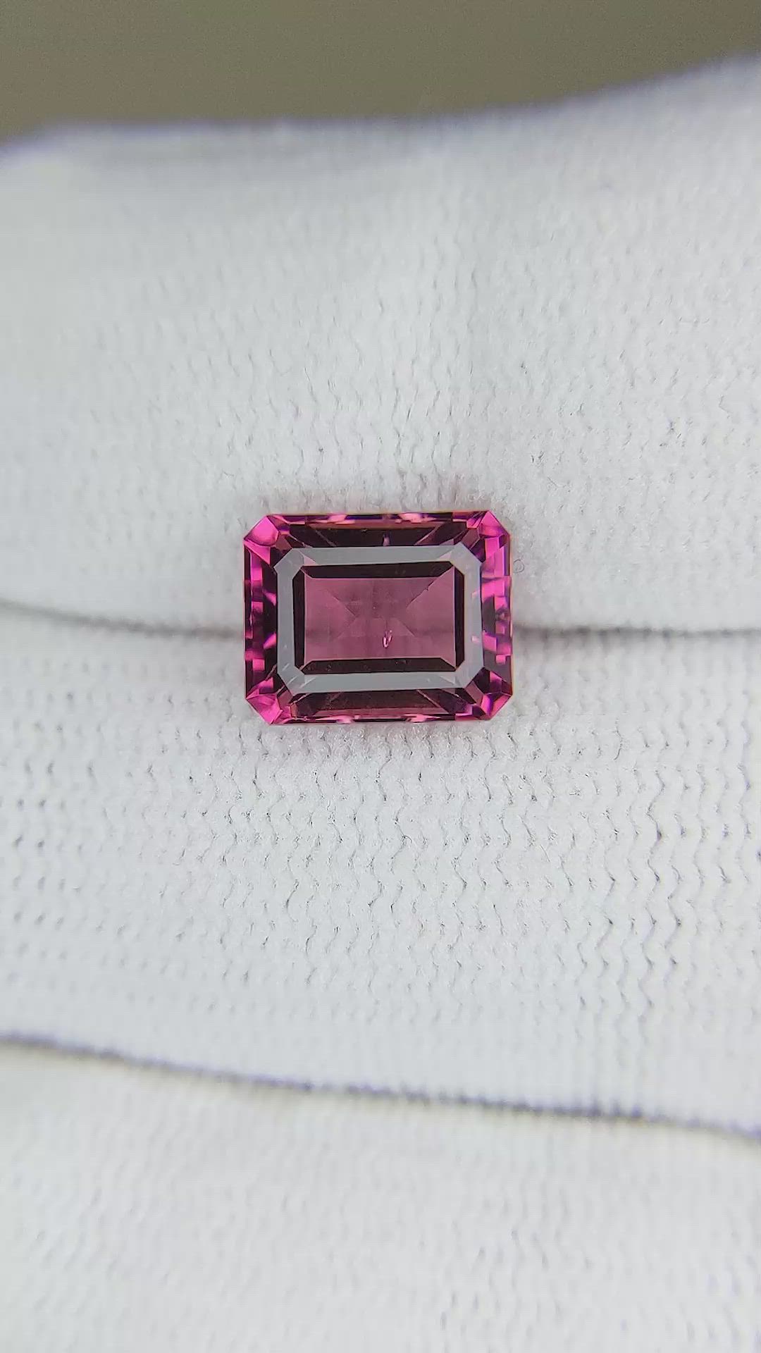 2.69 Ct. Pink Tourmaline from Mozambique Size Video
