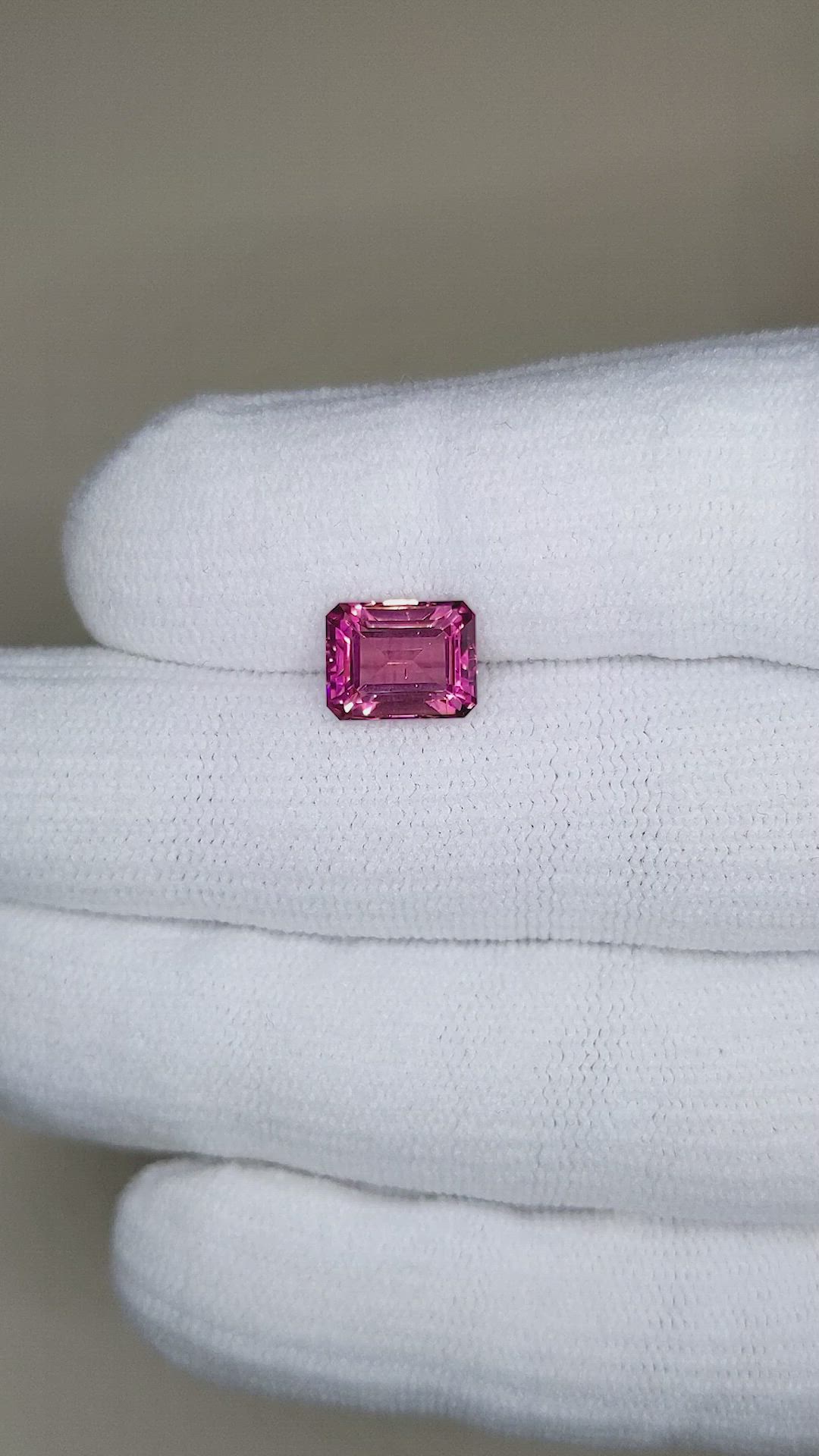 2.69 Ct. Pink Tourmaline from Mozambique Size Video