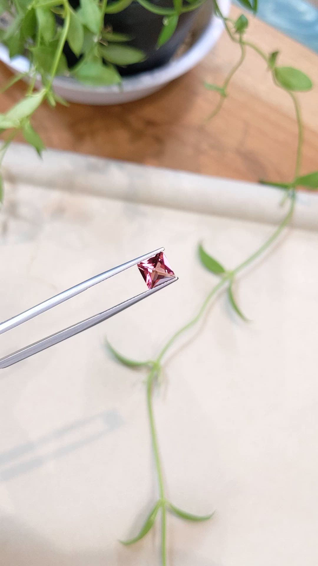 1.28 Ct. Pink Tourmaline from Mozambique Size Video