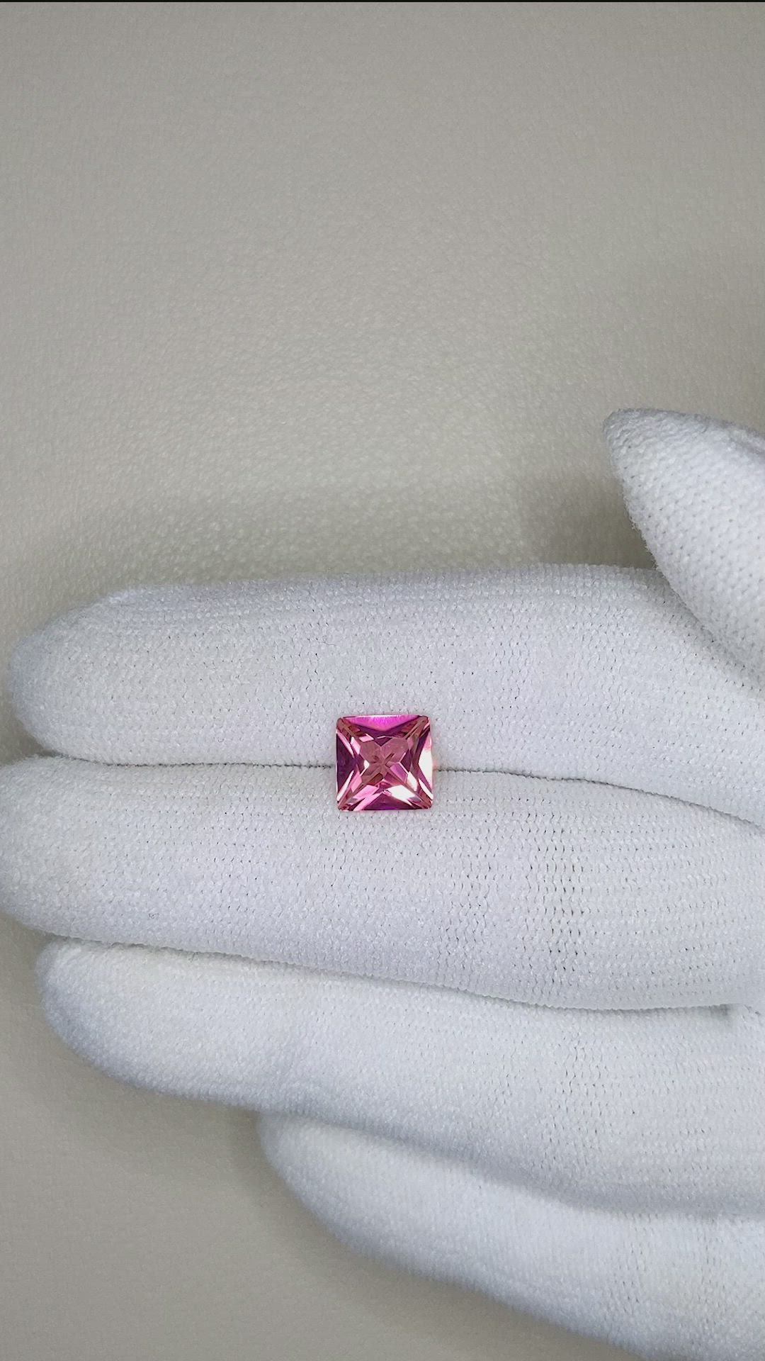 1.28 Ct. Pink Tourmaline from Mozambique Size Video
