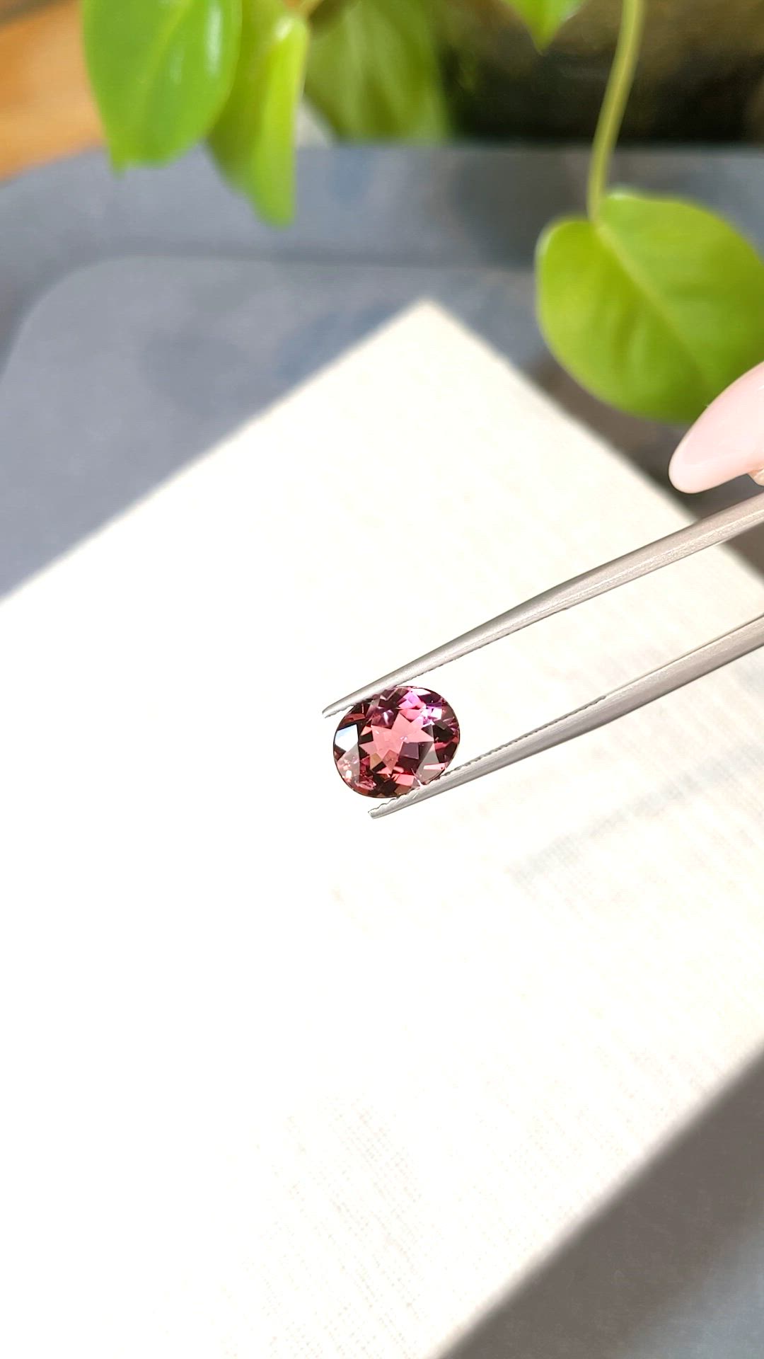2.64 Ct. Pink Tourmaline from Mozambique Size Video