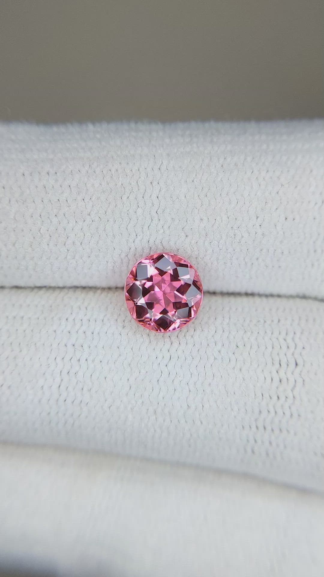 1.20 Ct. Pink Tourmaline from Mozambique Size Video