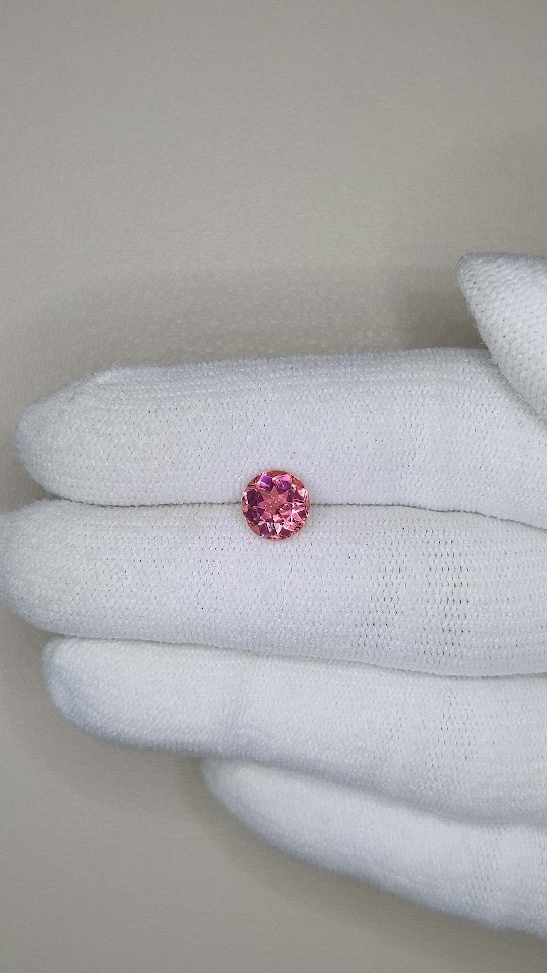 1.20 Ct. Pink Tourmaline from Mozambique Size Video