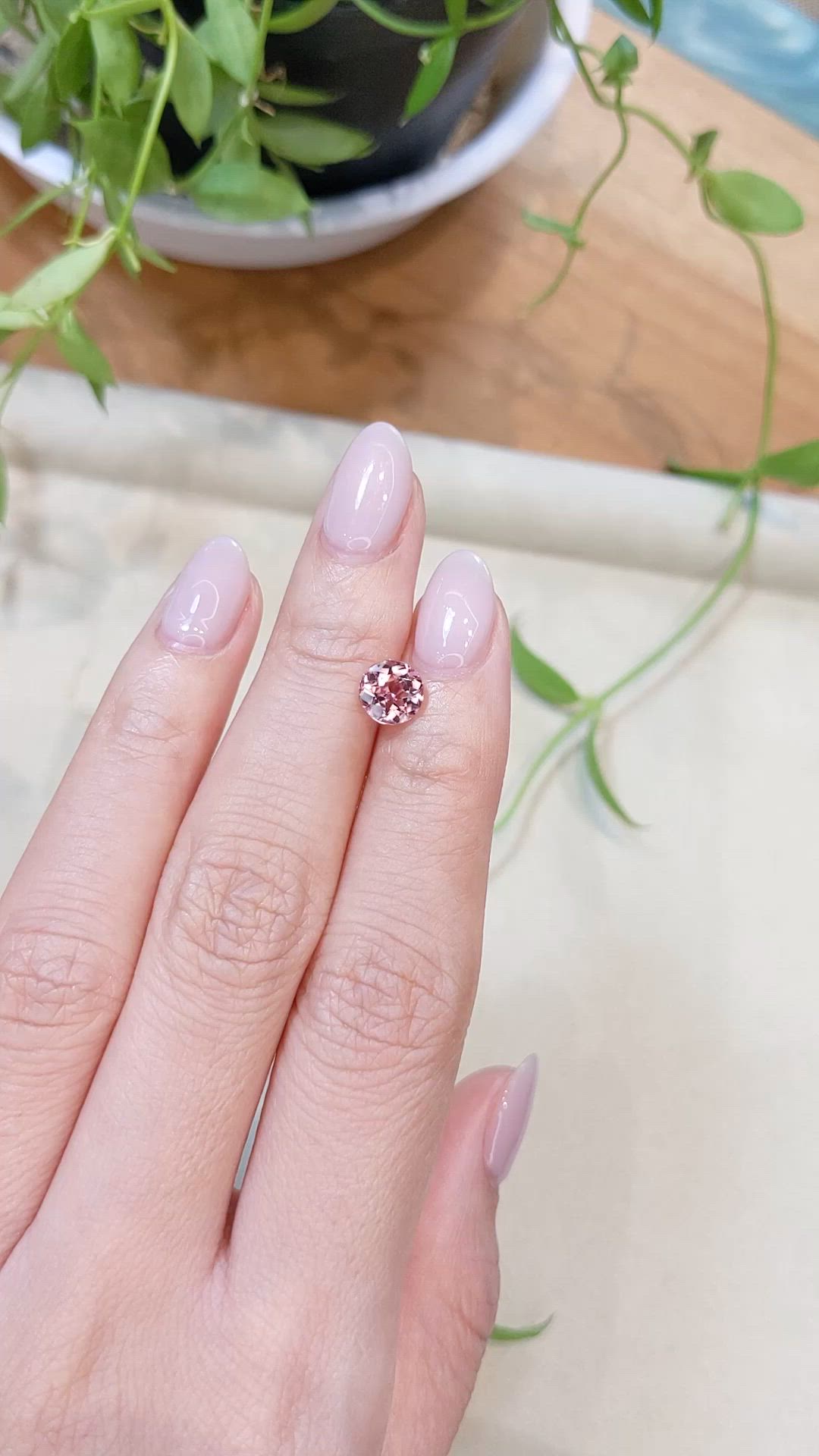 1.20 Ct. Pink Tourmaline from Mozambique Size Video