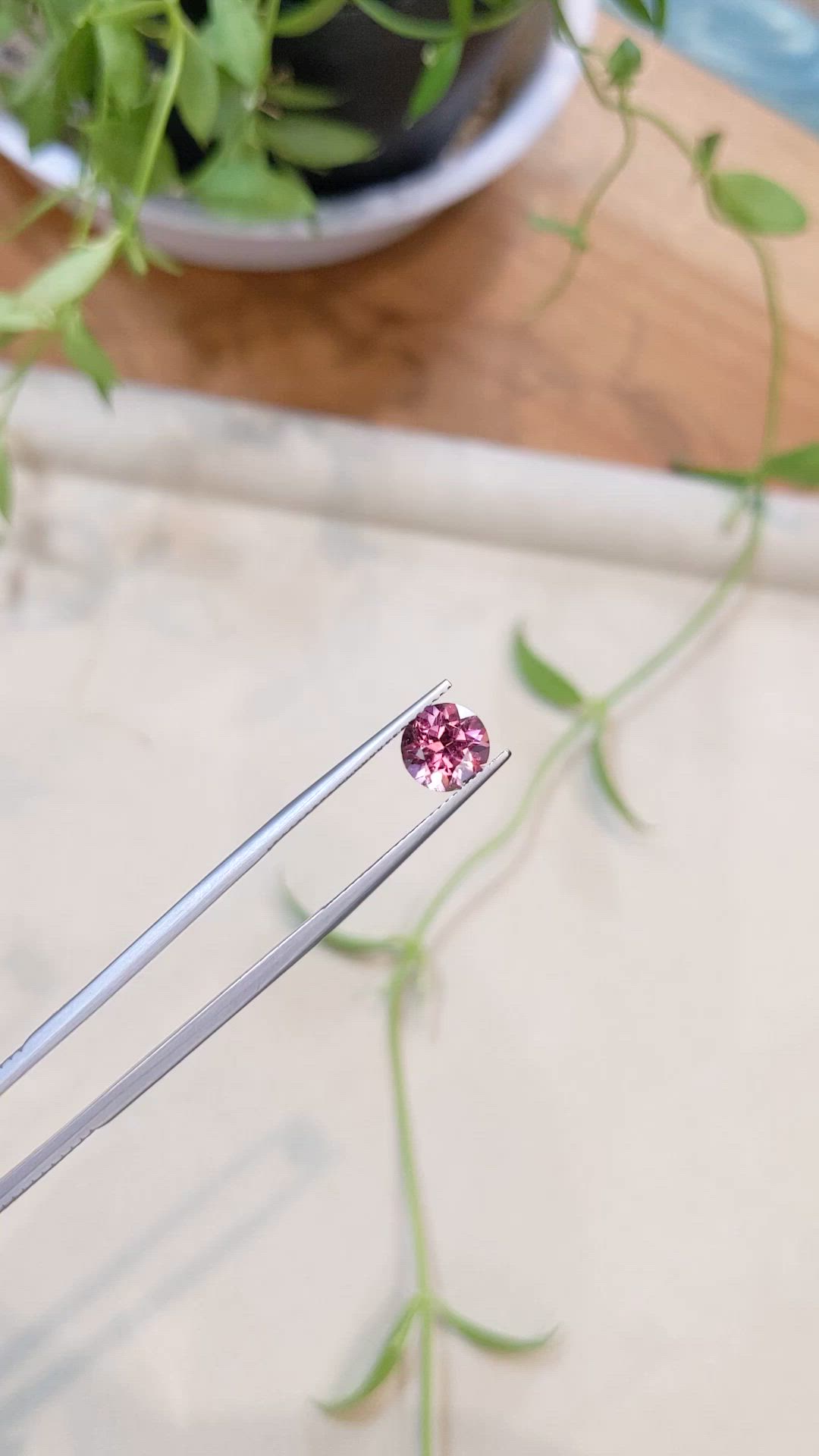 1.37 Ct. Pink Tourmaline from Mozambique Size Video