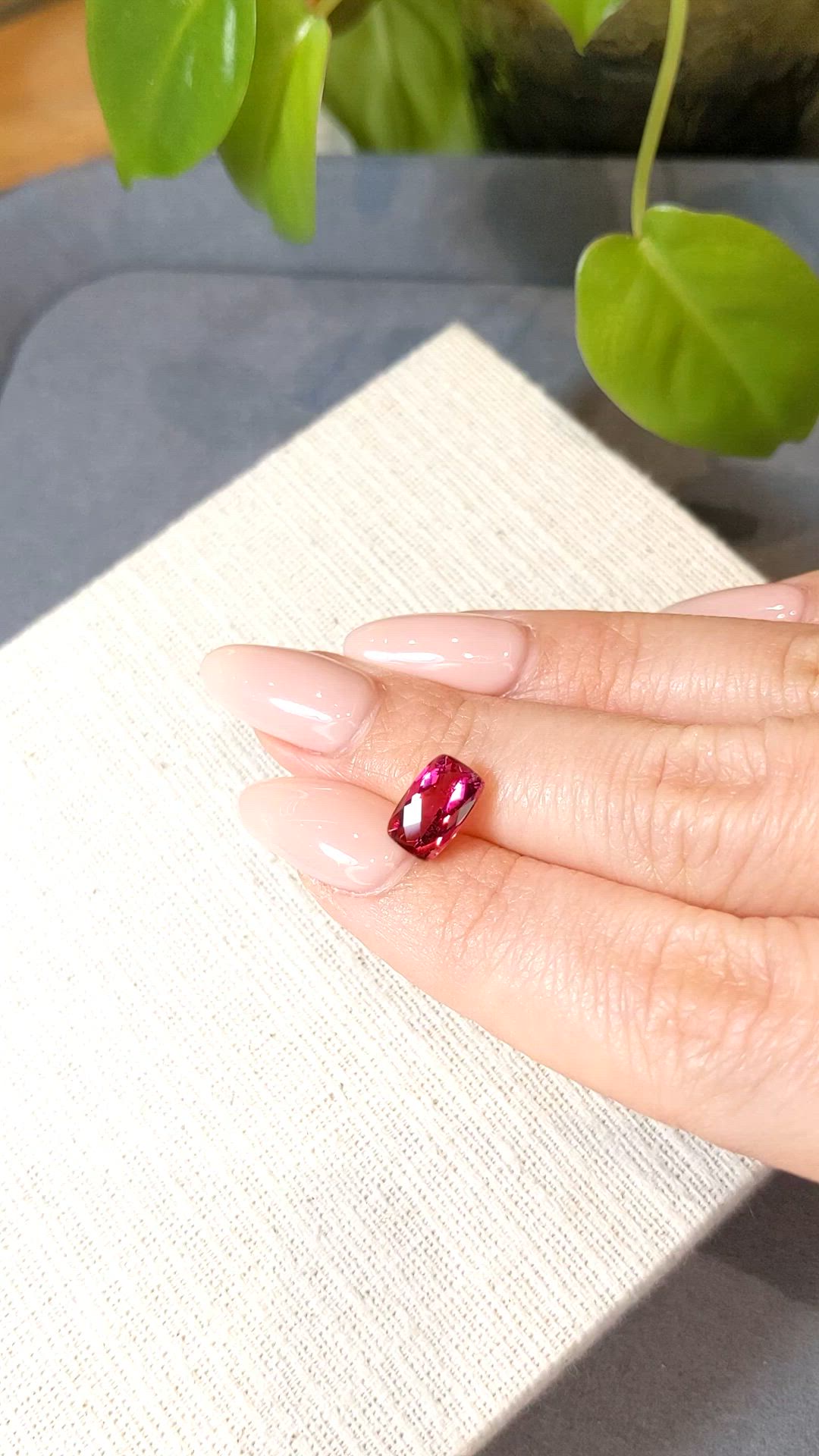 1.83 Ct. Pink Tourmaline from Mozambique Size Video