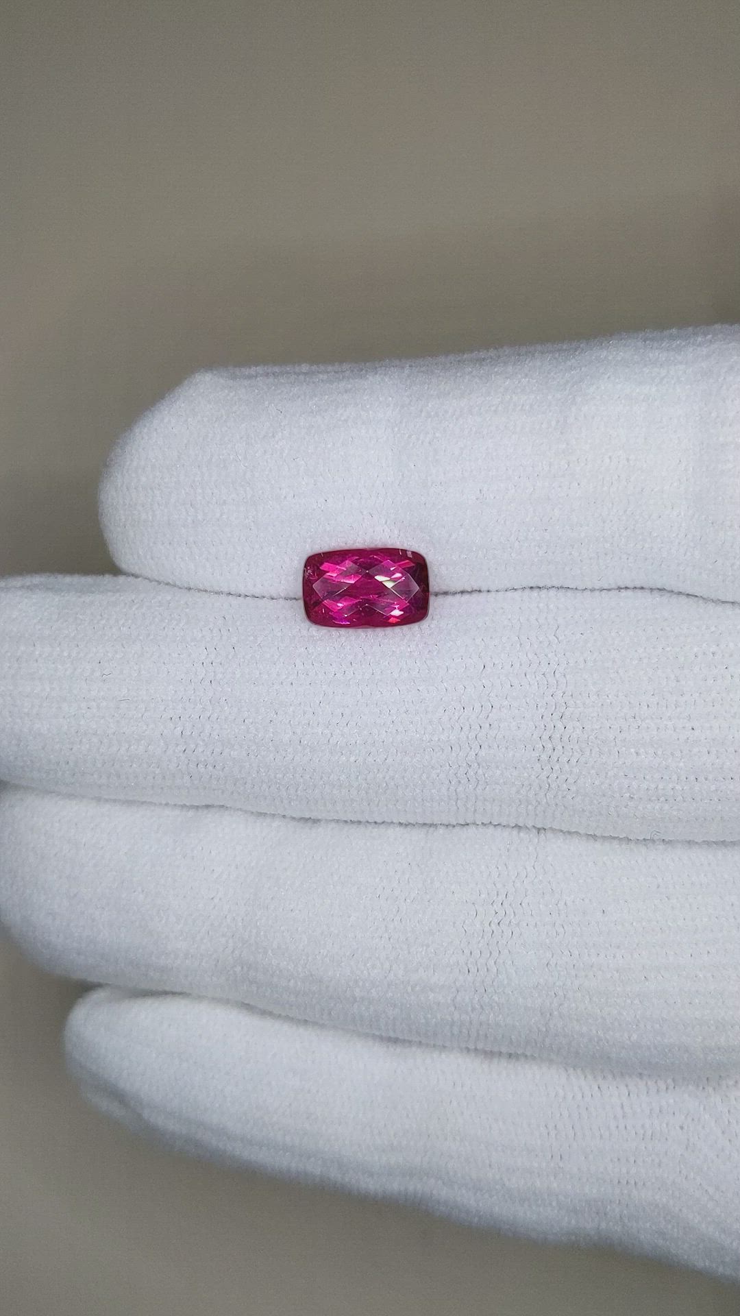 1.83 Ct. Pink Tourmaline from Mozambique Size Video