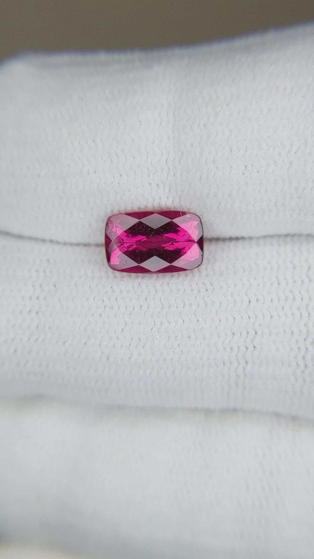 1.83 Ct. Pink Tourmaline from Mozambique Size Video