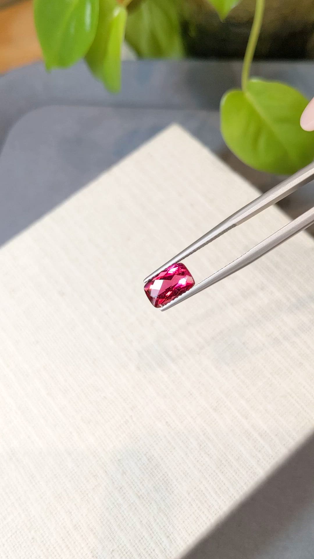 1.83 Ct. Pink Tourmaline from Mozambique Size Video