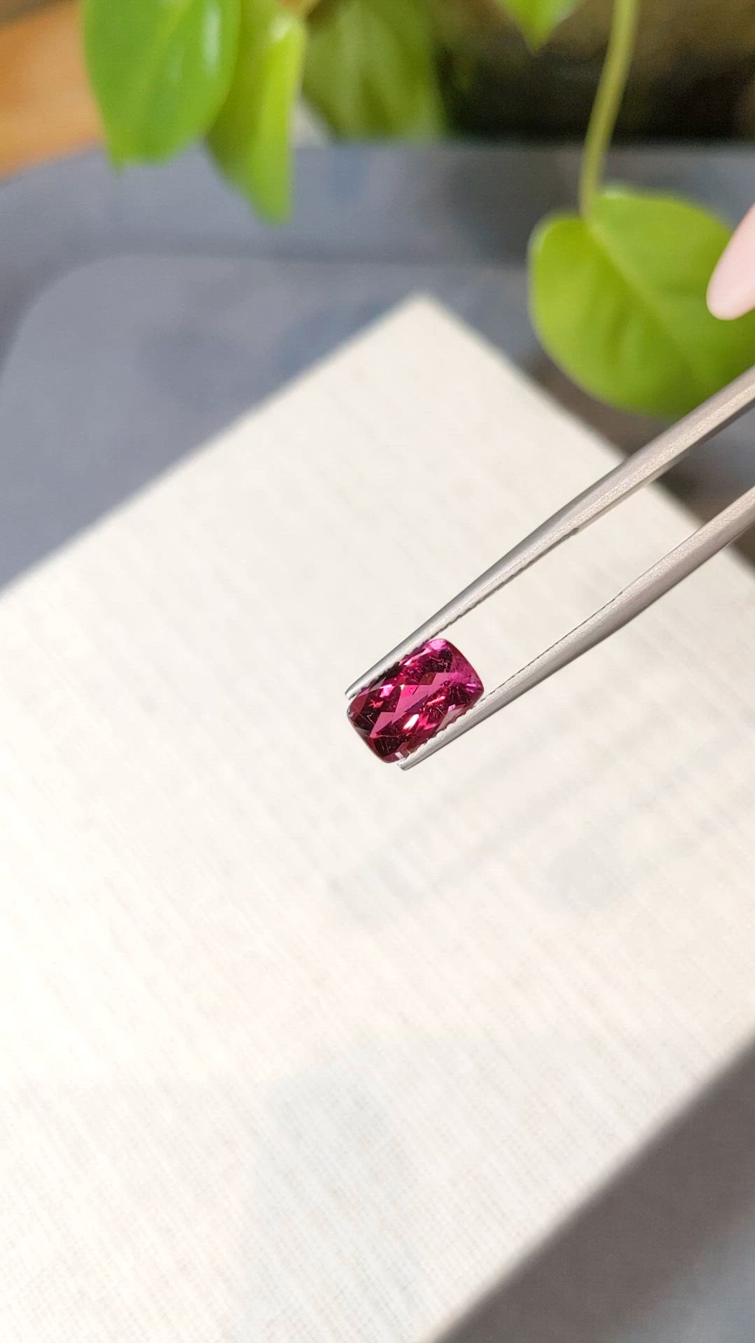 1.83 Ct. Pink Tourmaline from Mozambique Size Video