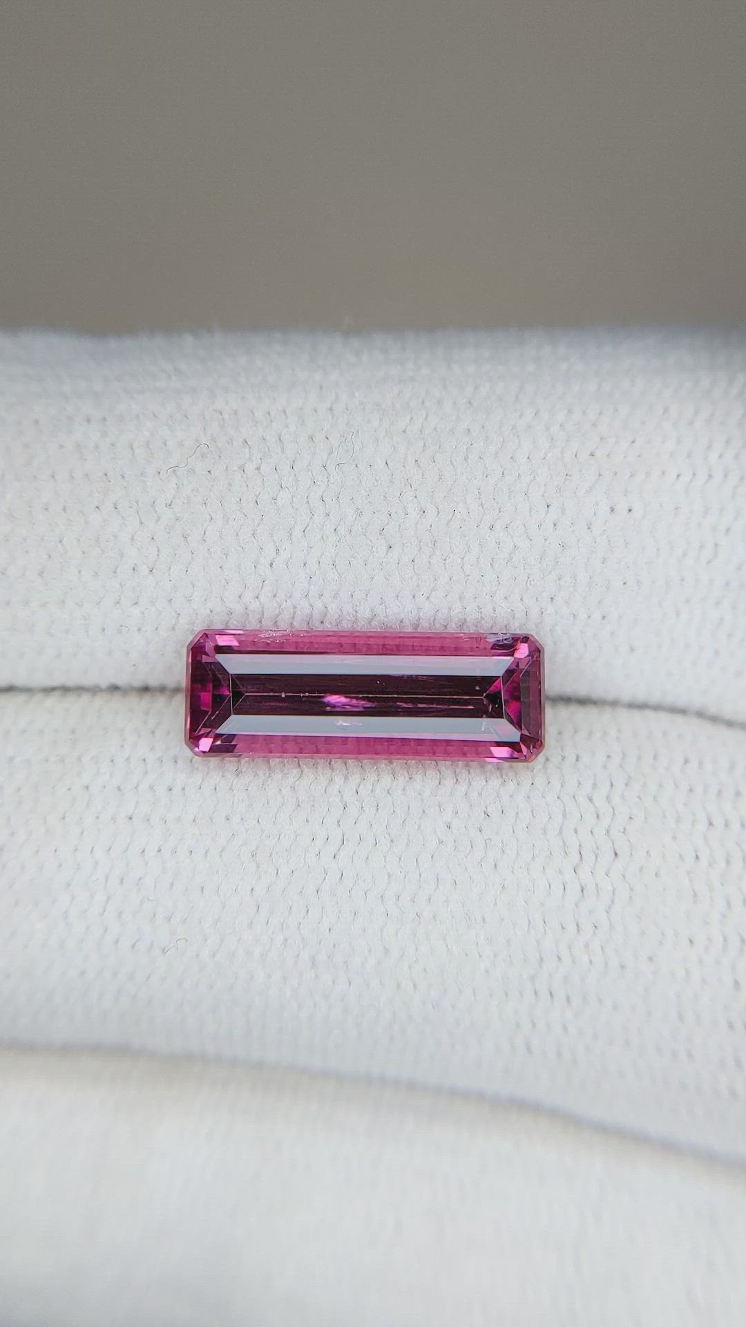 2.81 Ct. Pink Tourmaline from Mozambique Size Video