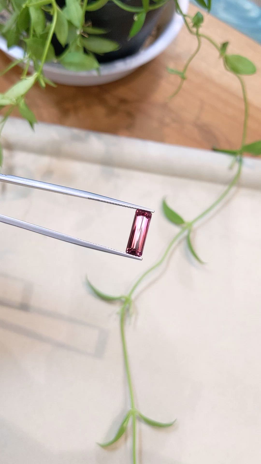 2.81 Ct. Pink Tourmaline from Mozambique Size Video