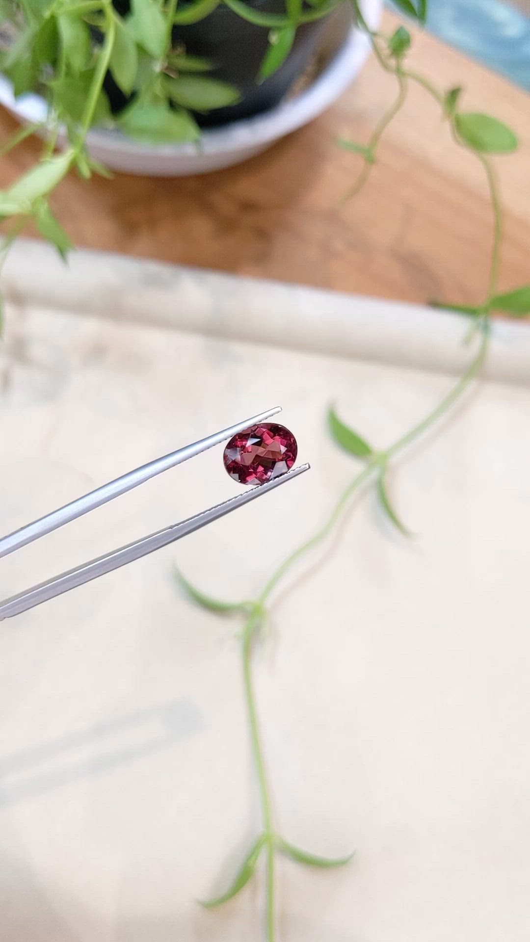 2.72 Ct. Pink Tourmaline from Mozambique Size Video