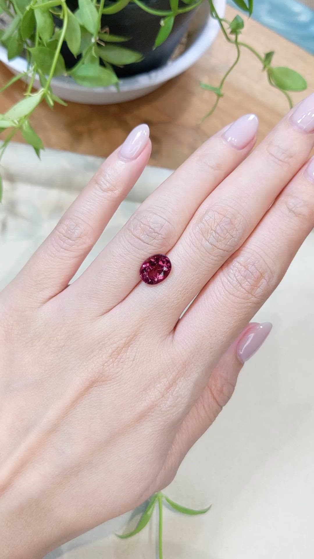 2.72 Ct. Pink Tourmaline from Mozambique Size Video