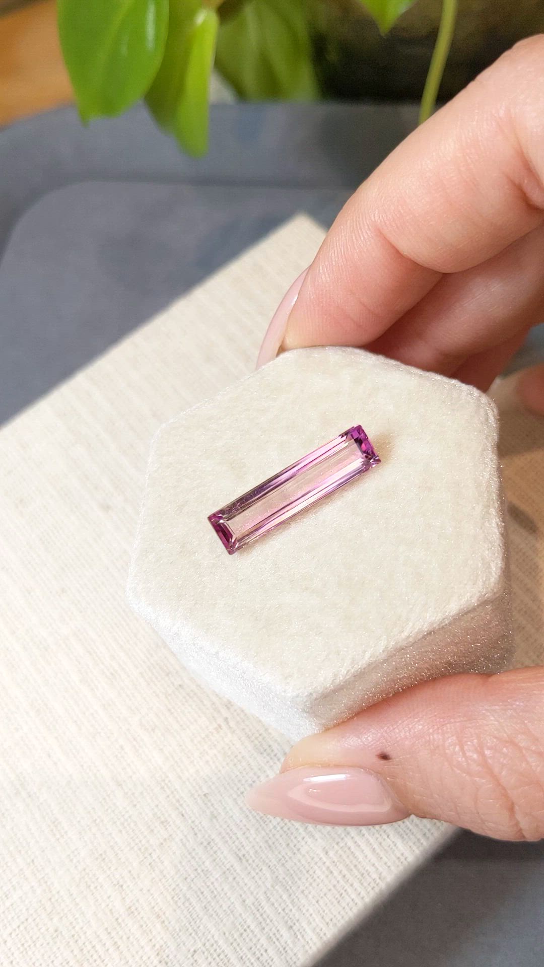 4.81 Ct. Pink Tourmaline from Mozambique Size Video