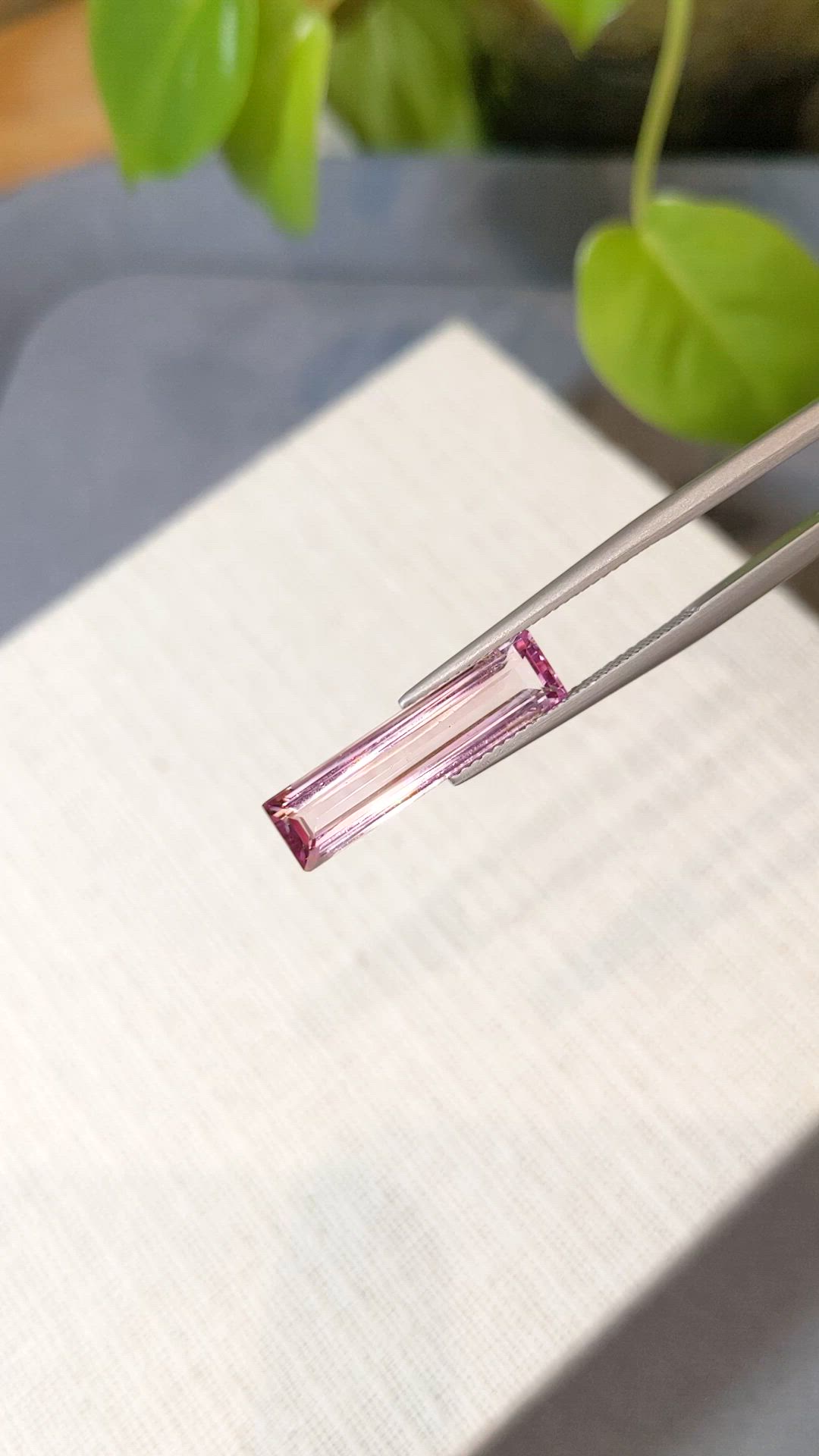 4.81 Ct. Pink Tourmaline from Mozambique Size Video