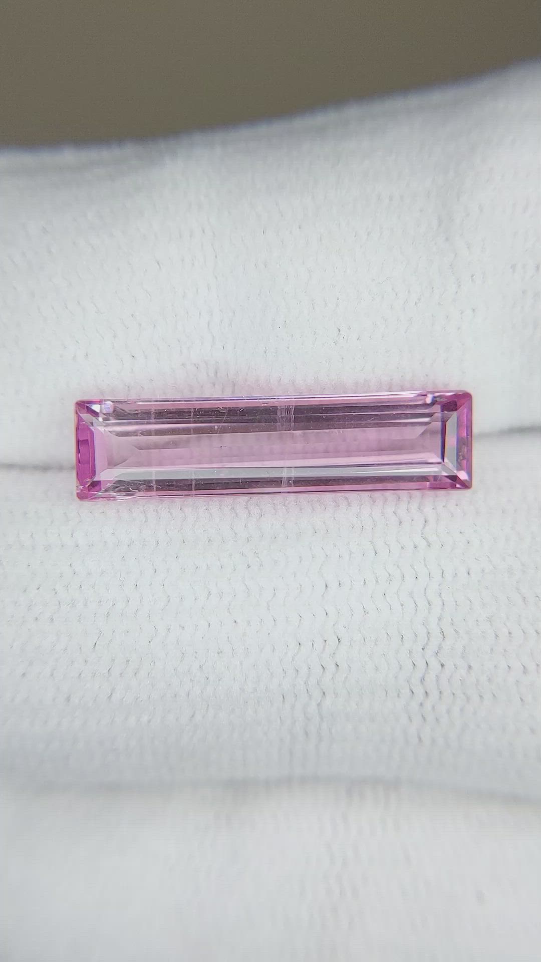 4.81 Ct. Pink Tourmaline from Mozambique Size Video