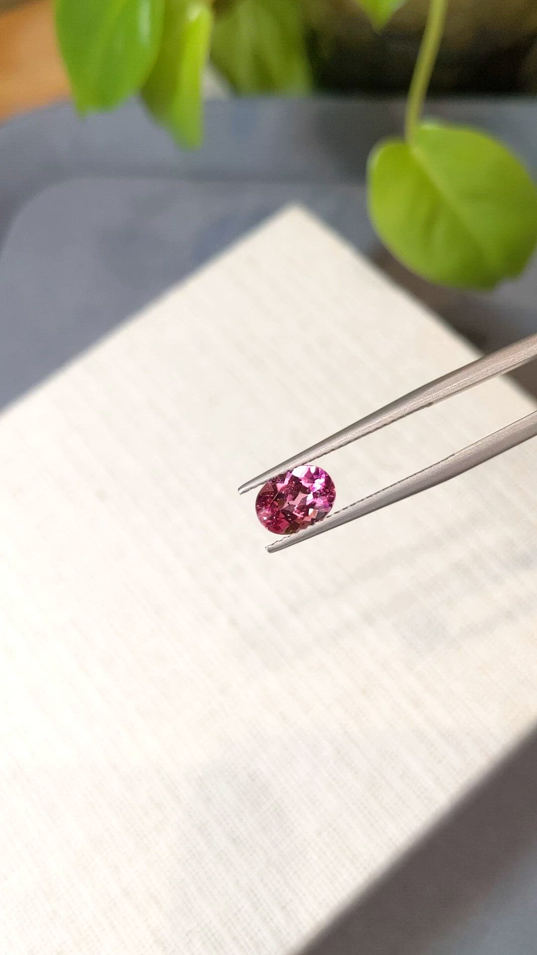 1.26 Ct. Pink Tourmaline from Mozambique Size Video