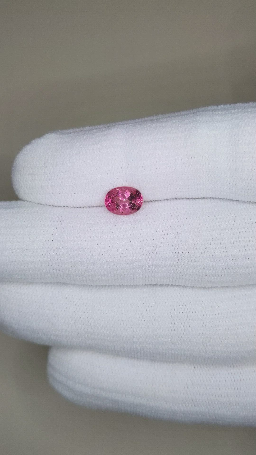 1.26 Ct. Pink Tourmaline from Mozambique Size Video