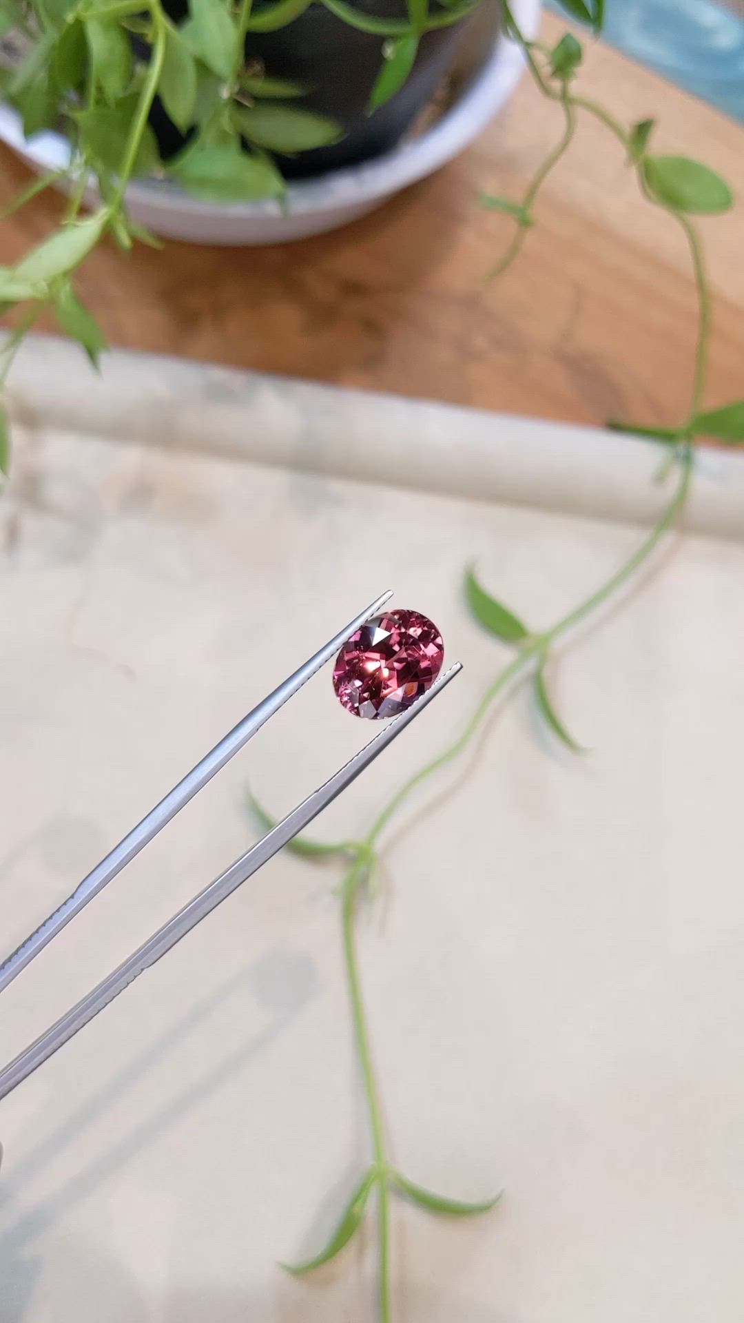 5.53 Ct. Brownish Pink Tourmaline from Mozambique Size Video