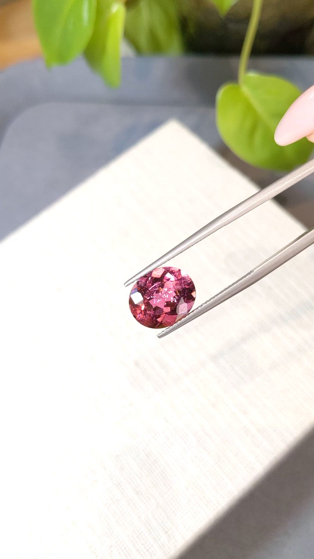 4.89 Ct. Pink Tourmaline from Mozambique Size Video