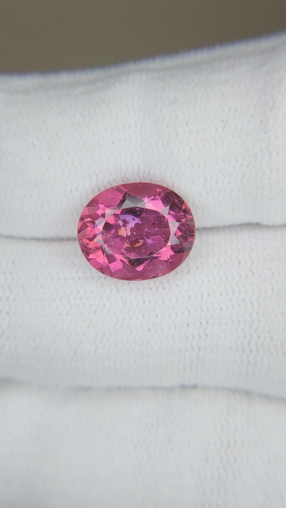 4.89 Ct. Pink Tourmaline from Mozambique Size Video