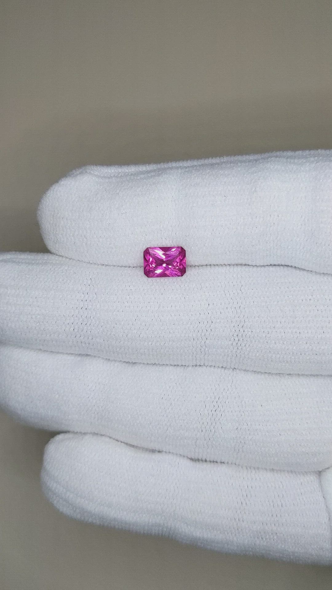 0.86 Ct. Pink Tourmaline from Mozambique Size Video