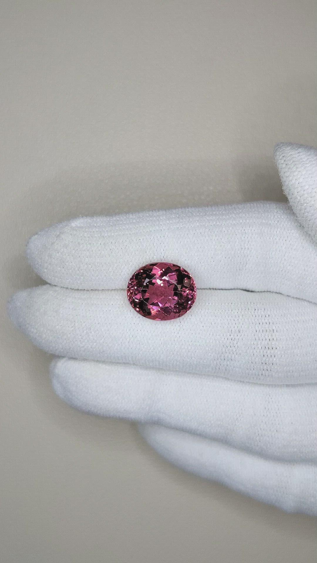 5.98 Ct. Brownish Red Tourmaline from Mozambique Size Video