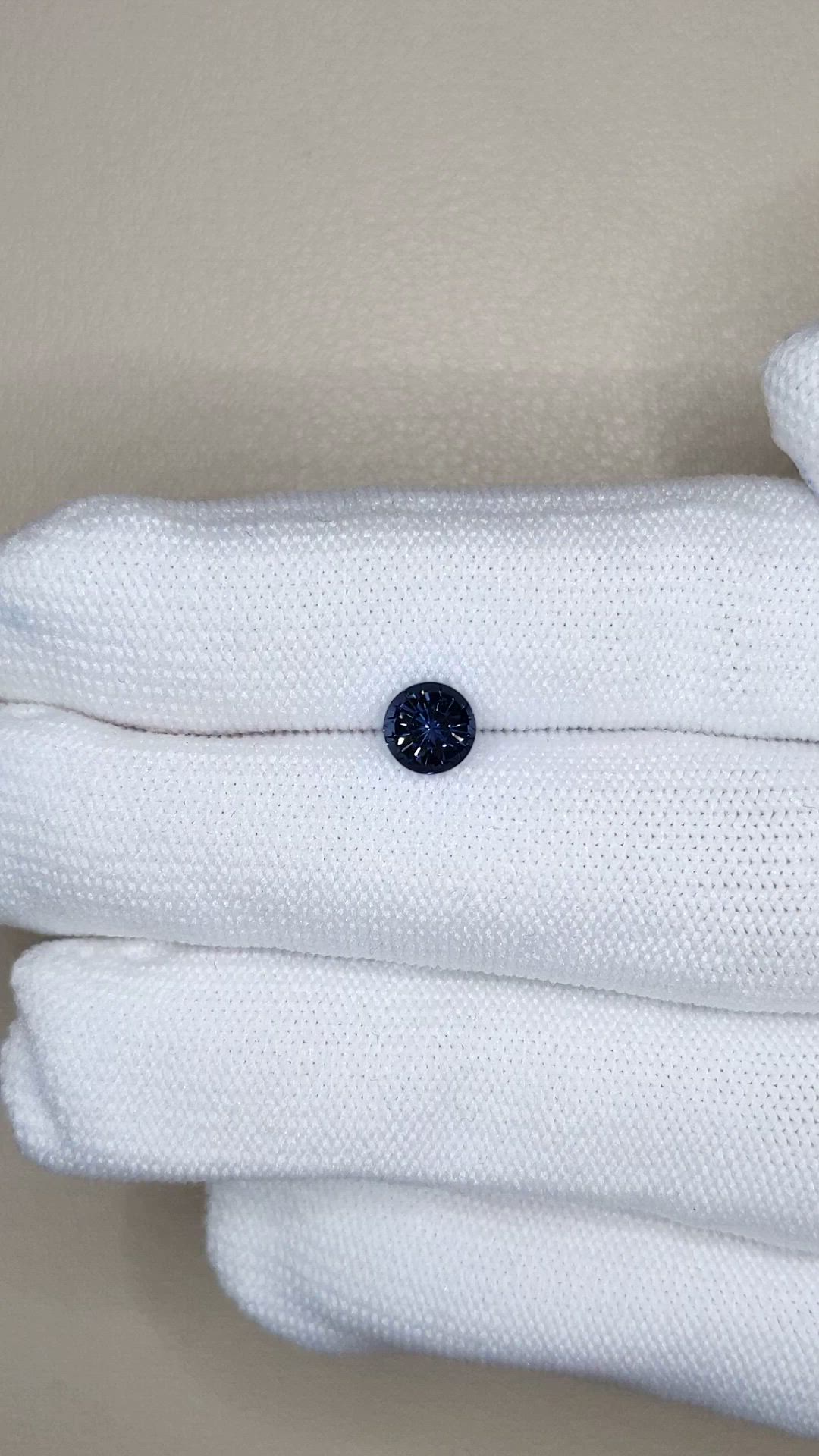 0.98 Ct. Blue Spinel from Ceylon (Sri Lanka) Size Video