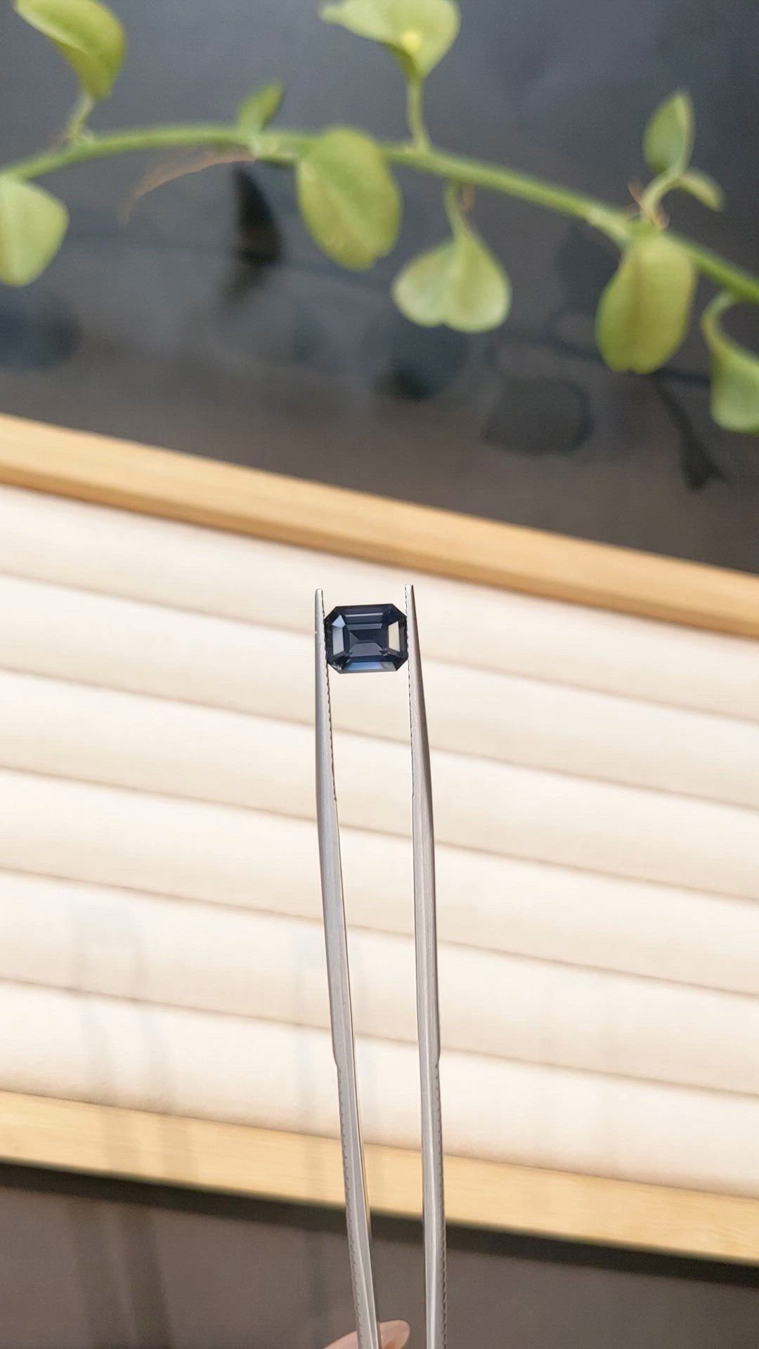 2.05 Ct. Blue Spinel from Ceylon (Sri Lanka) Size Video
