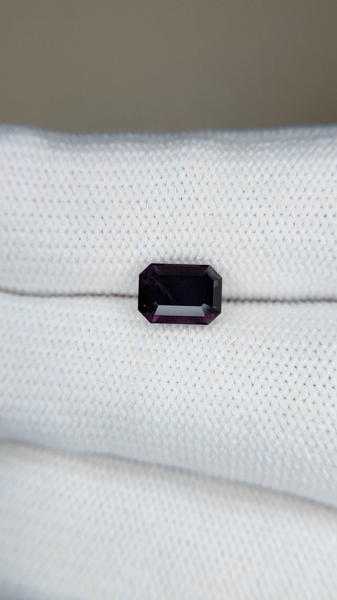 1.43 Ct. Purple Spinel from Ceylon (Sri Lanka) Size Video