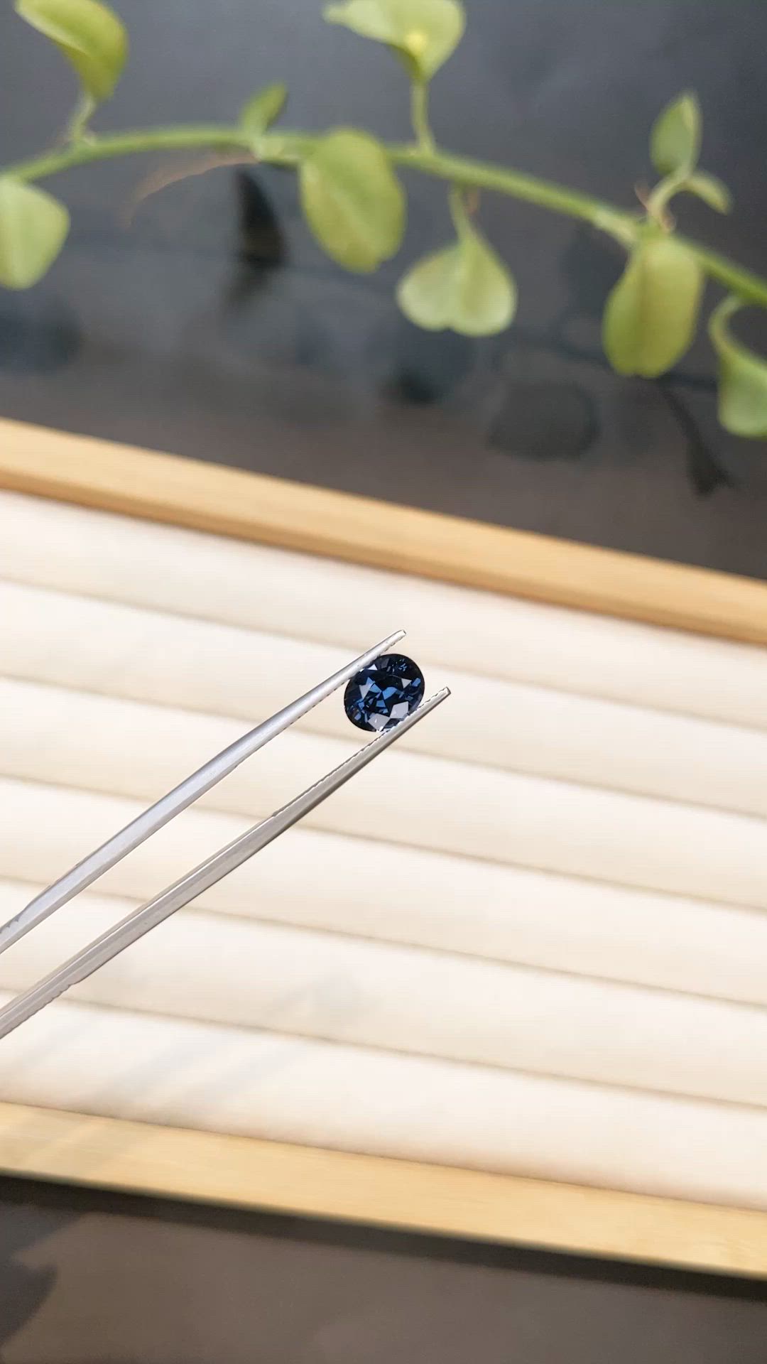 1.66 Ct. Blue Spinel from Ceylon (Sri Lanka) Size Video