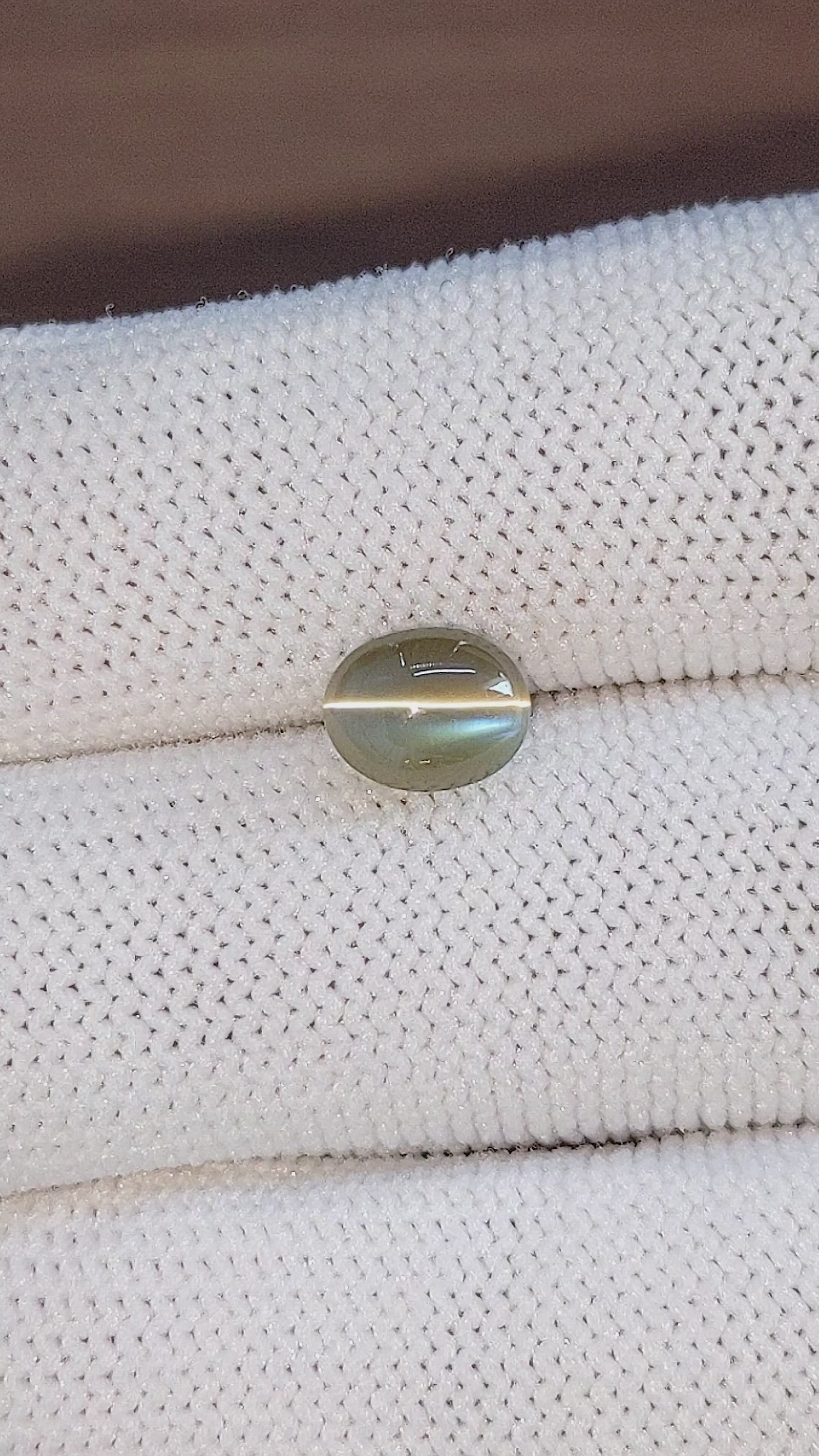 3.03 Ct. Cabochon Alexandrite from Tanzania Size Video