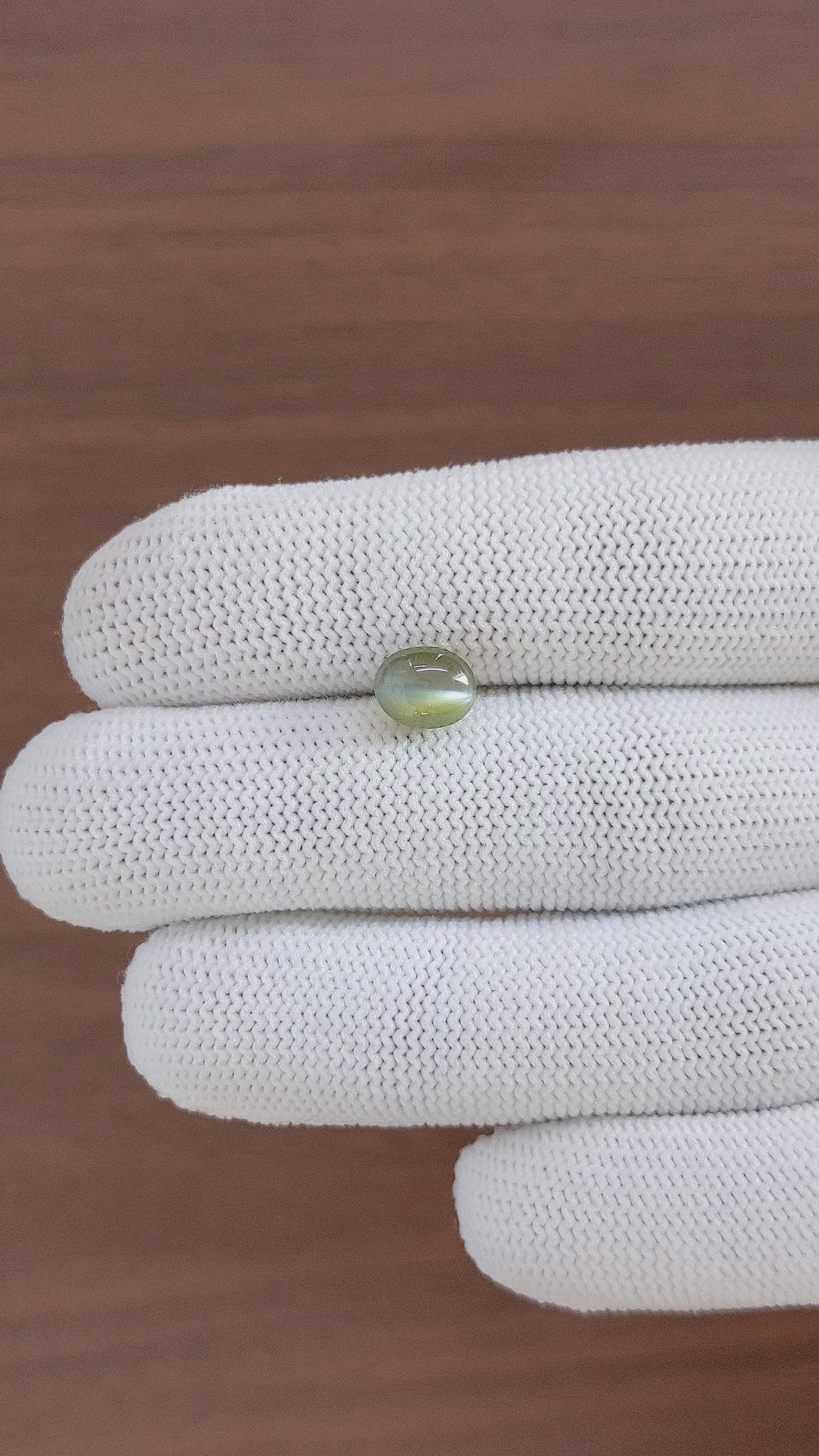 3.03 Ct. Cabochon Alexandrite from Tanzania Size Video