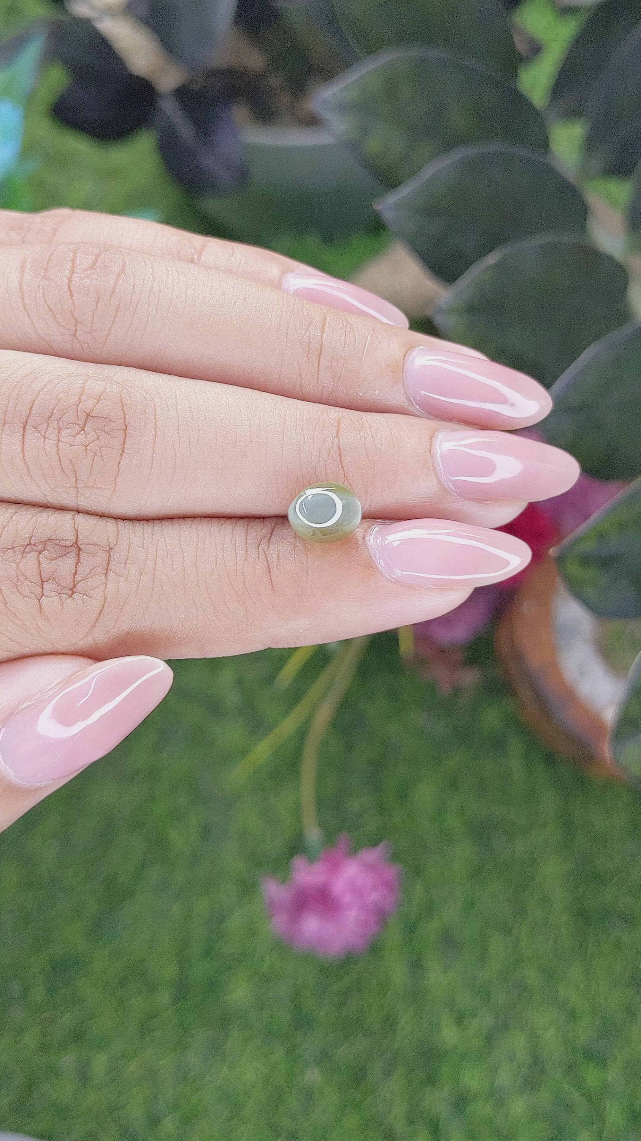 3.03 Ct. Cabochon Alexandrite from Tanzania Size Video