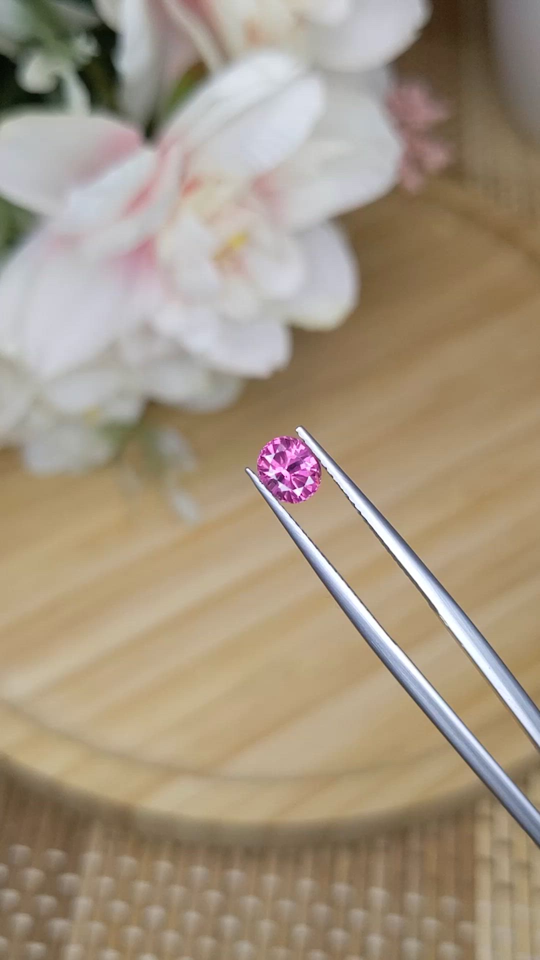 0.79 Ct. Garnet from Ceylon (Sri Lanka) Size Video