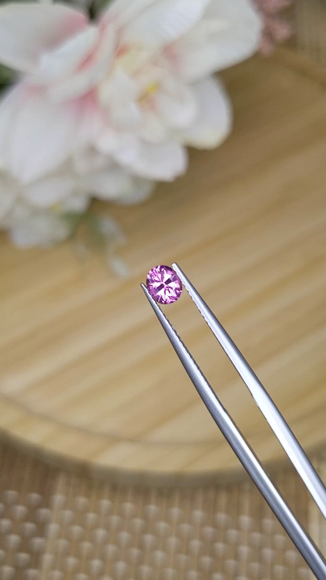 0.58 Ct. Garnet from Ceylon (Sri Lanka) Size Video