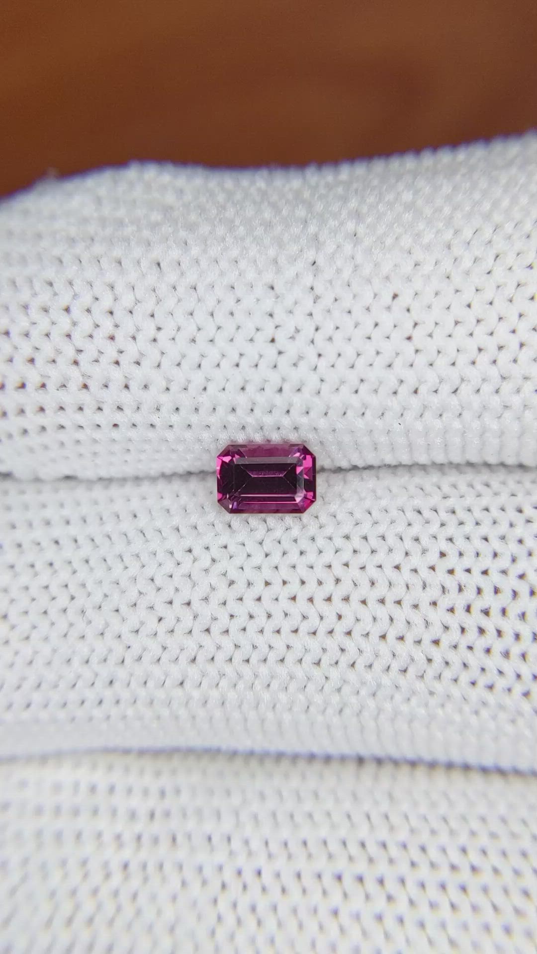 0.55 Ct. Garnet from Ceylon (Sri Lanka) Size Video