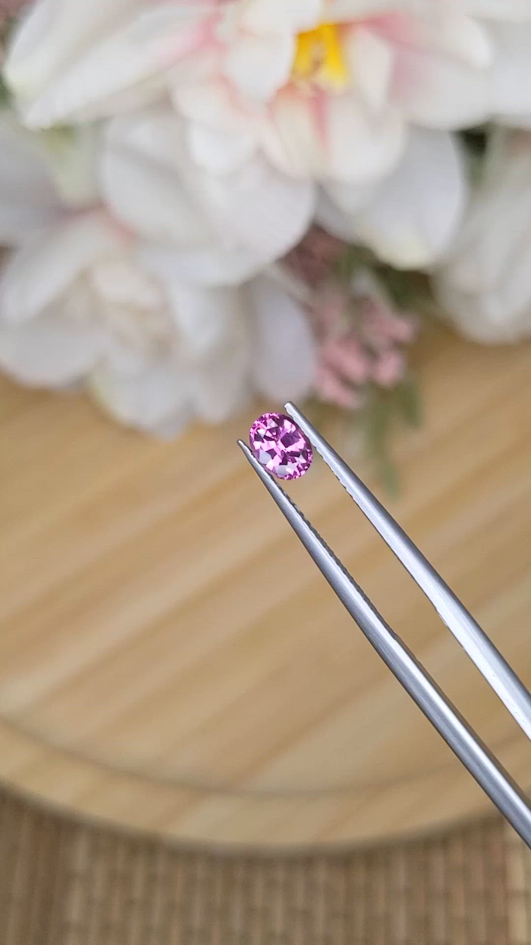 0.59 Ct. Garnet from Ceylon (Sri Lanka) Size Video