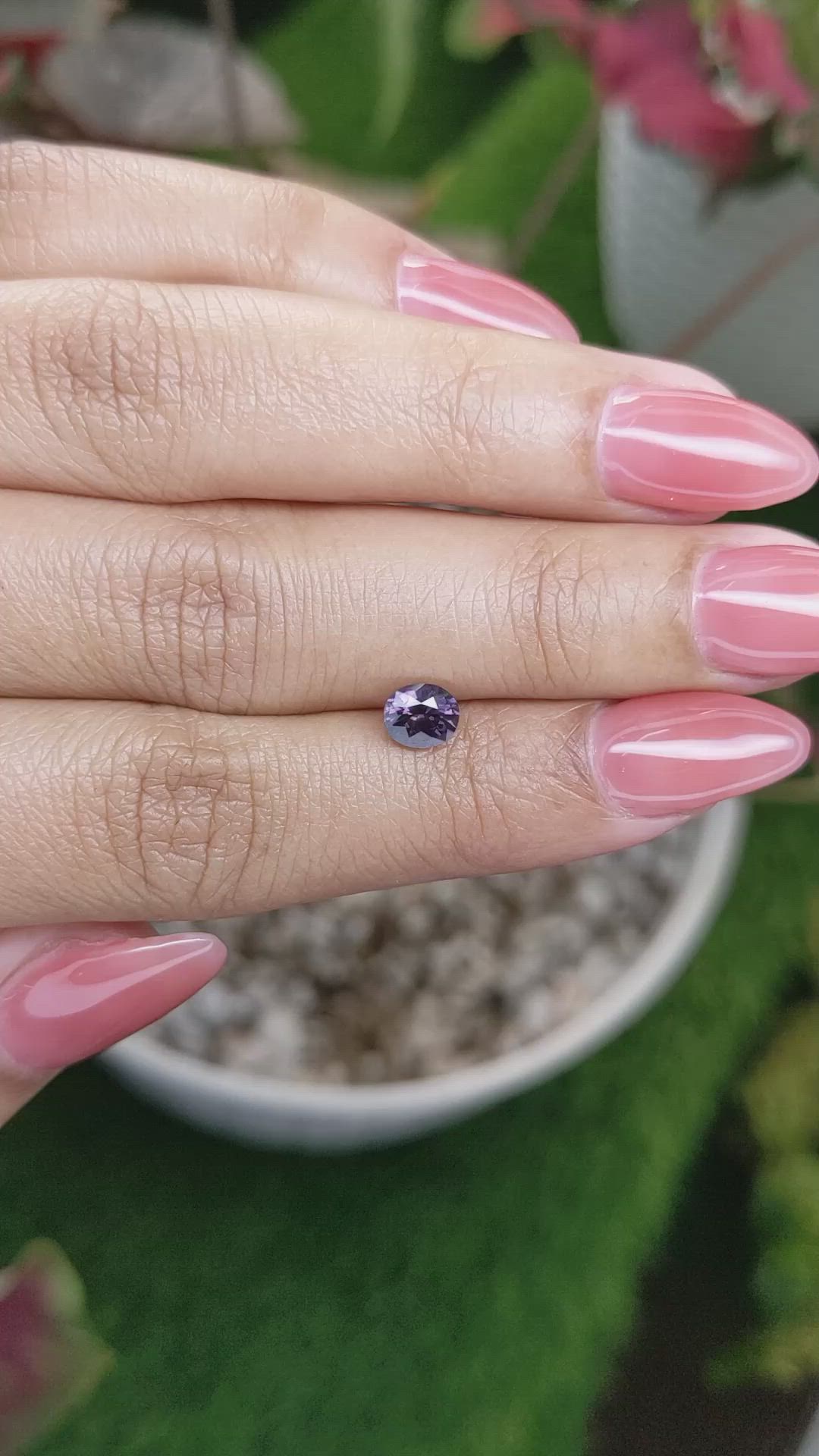 0.70 Ct. Spinel from Ceylon (Sri Lanka) Size Video