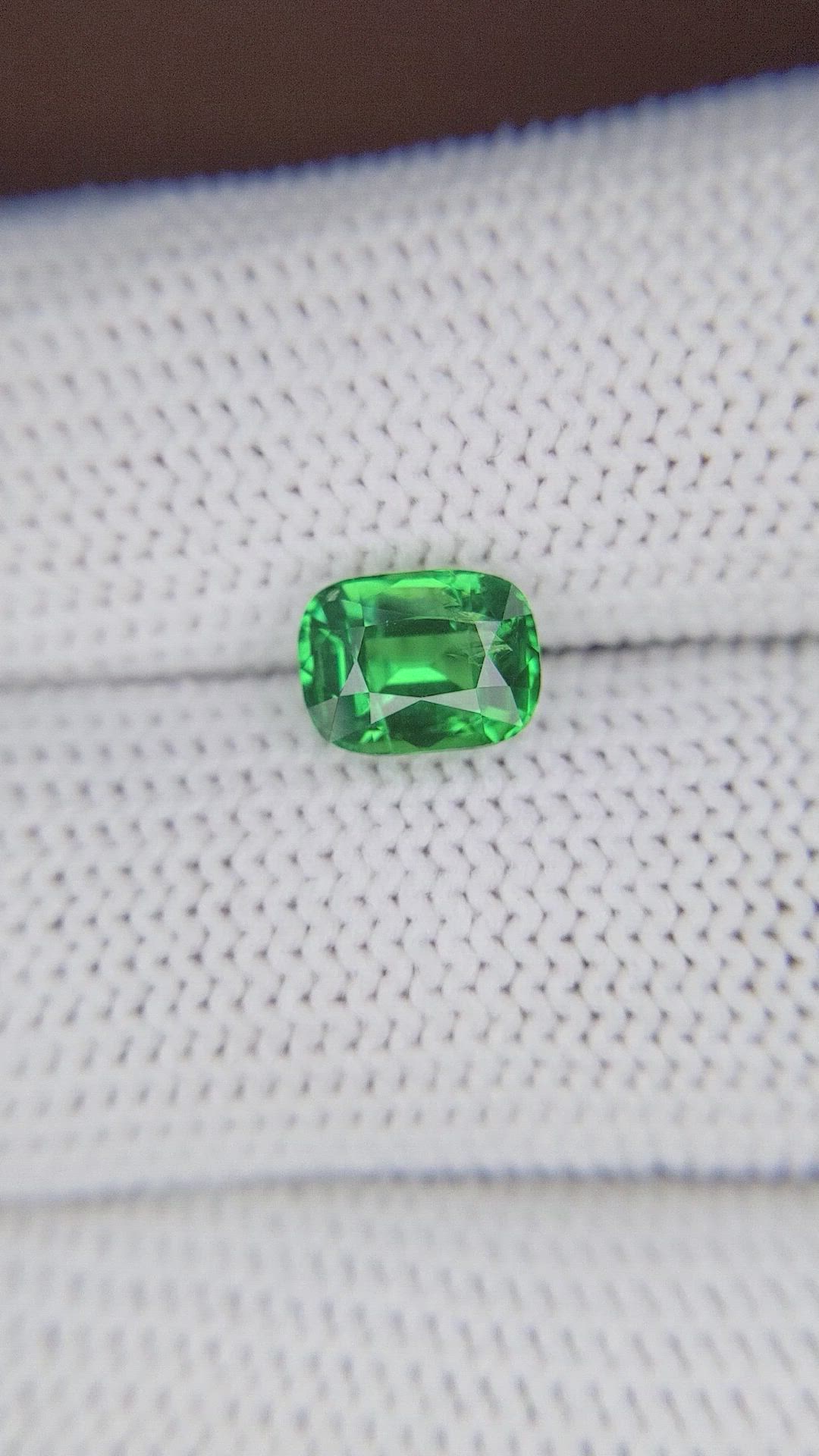 1.86 Ct. Tsavorite Garnet from Tanzania Size Video