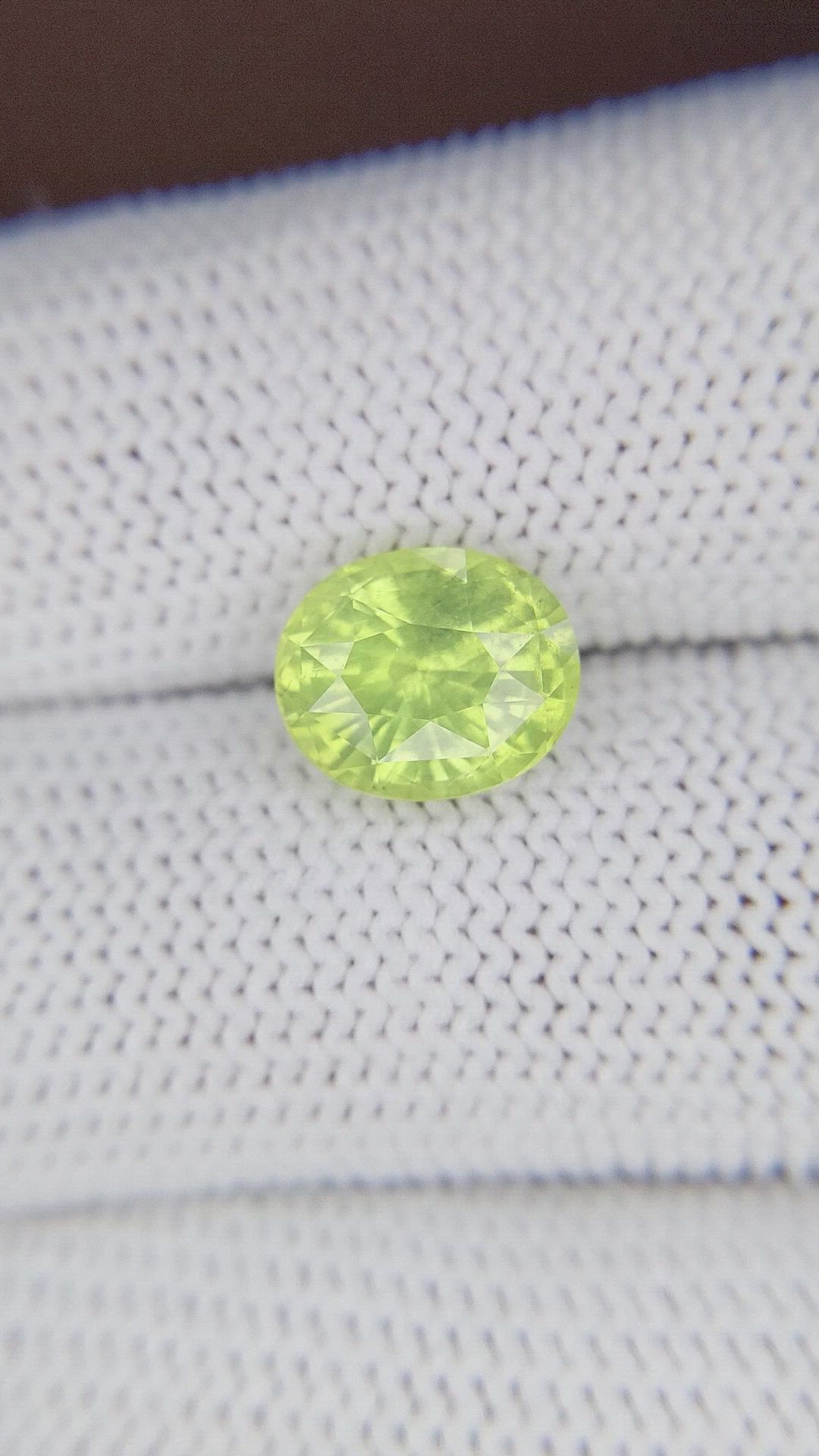 3.64 Ct. Green Chrysoberyl from Ceylon (Sri Lanka) Size Video
