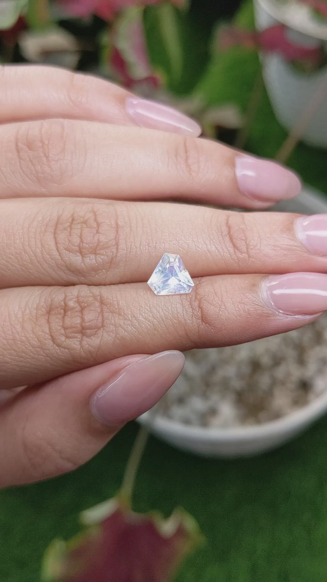 1.39 Ct. Moonstone from Ceylon (Sri Lanka) Size Video