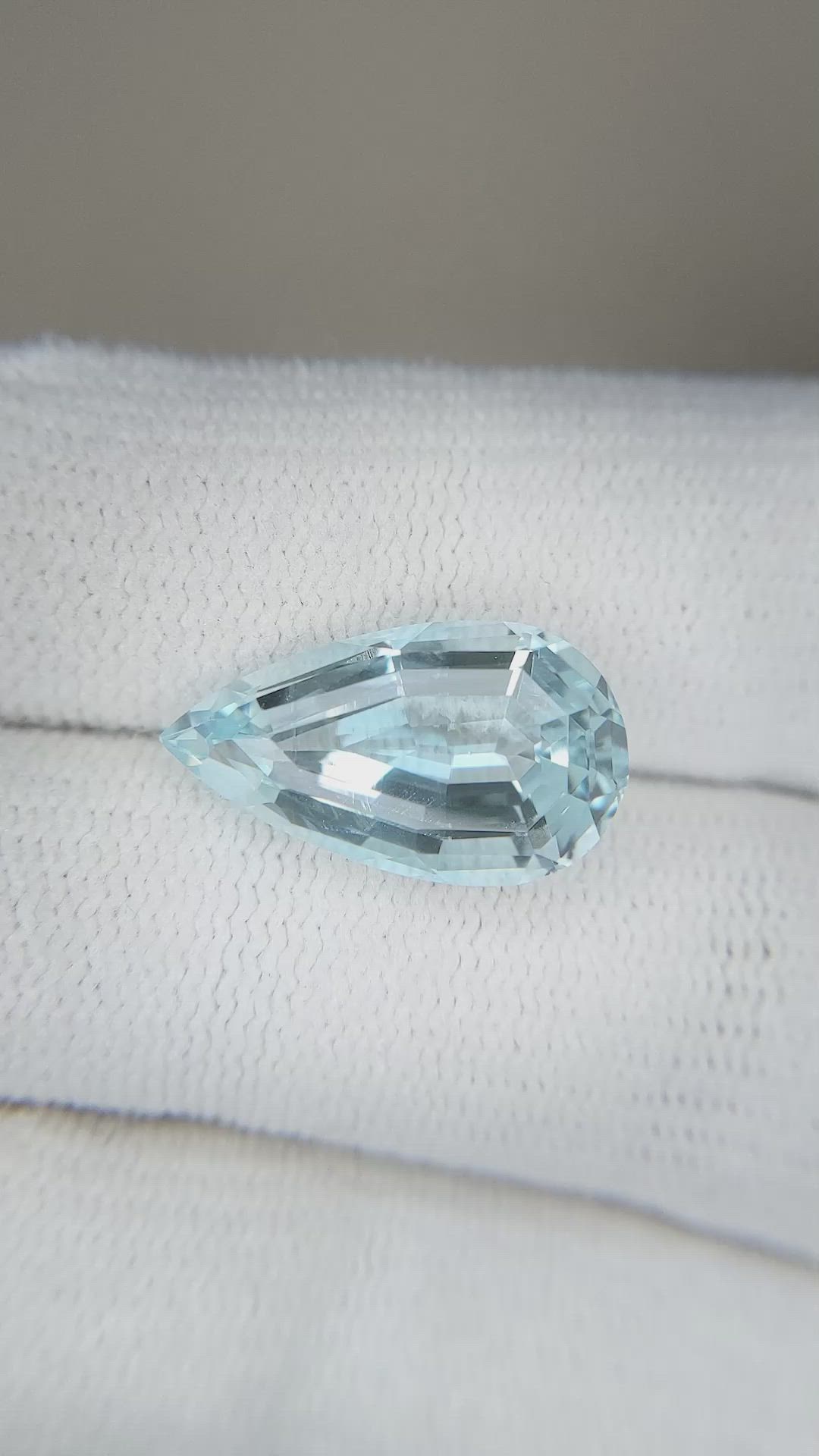 5.34 Ct. Blue Aquamarine from Brazil Size Video