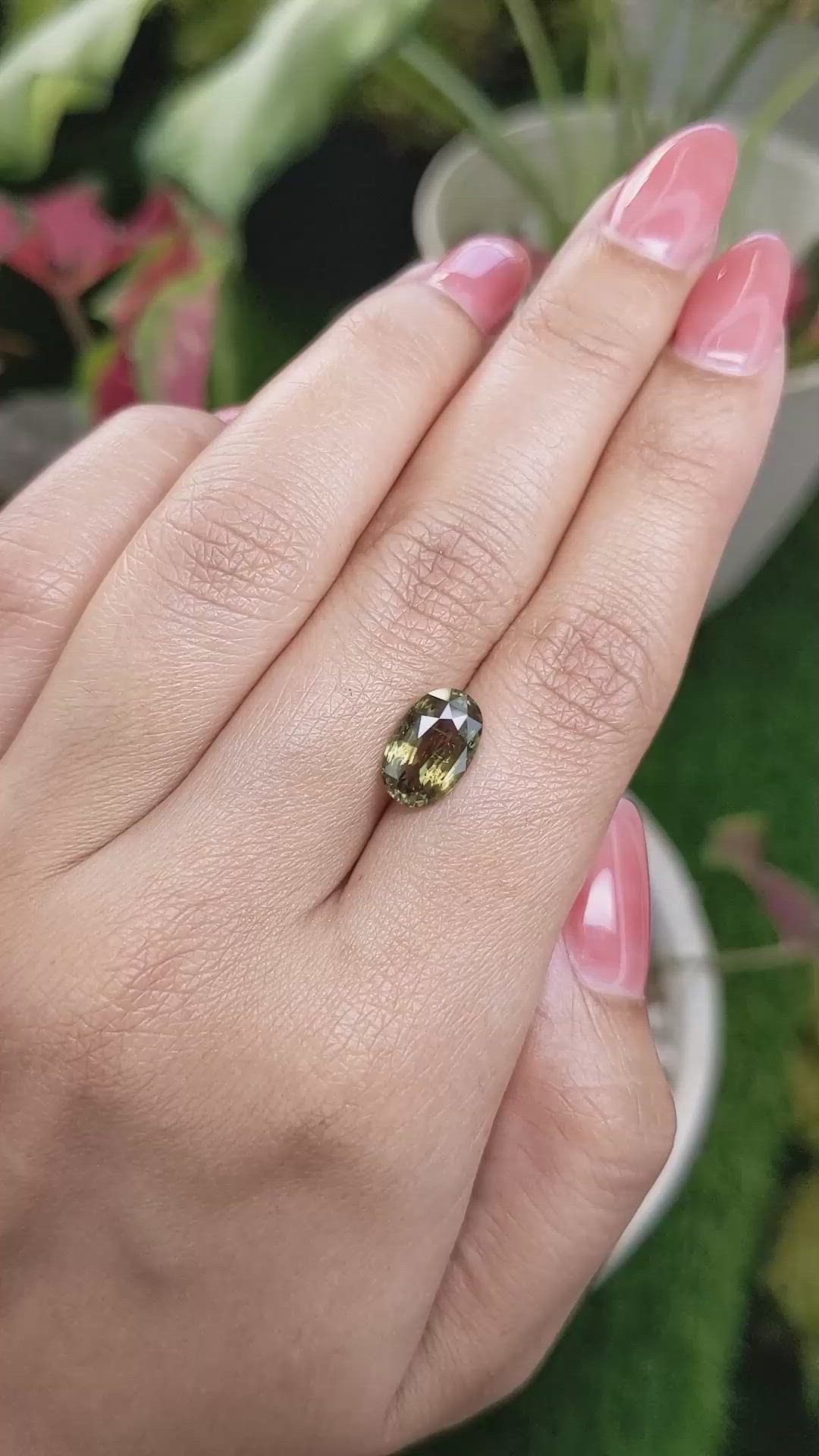 3.52 Ct. Alexandrite from Tanzania Size Video