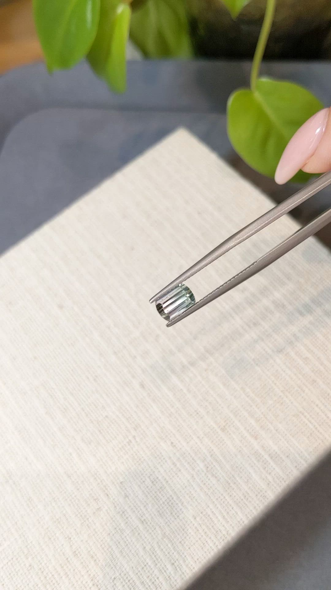 1.33 Ct. Bi Color Tourmaline from Mozambique Size Video