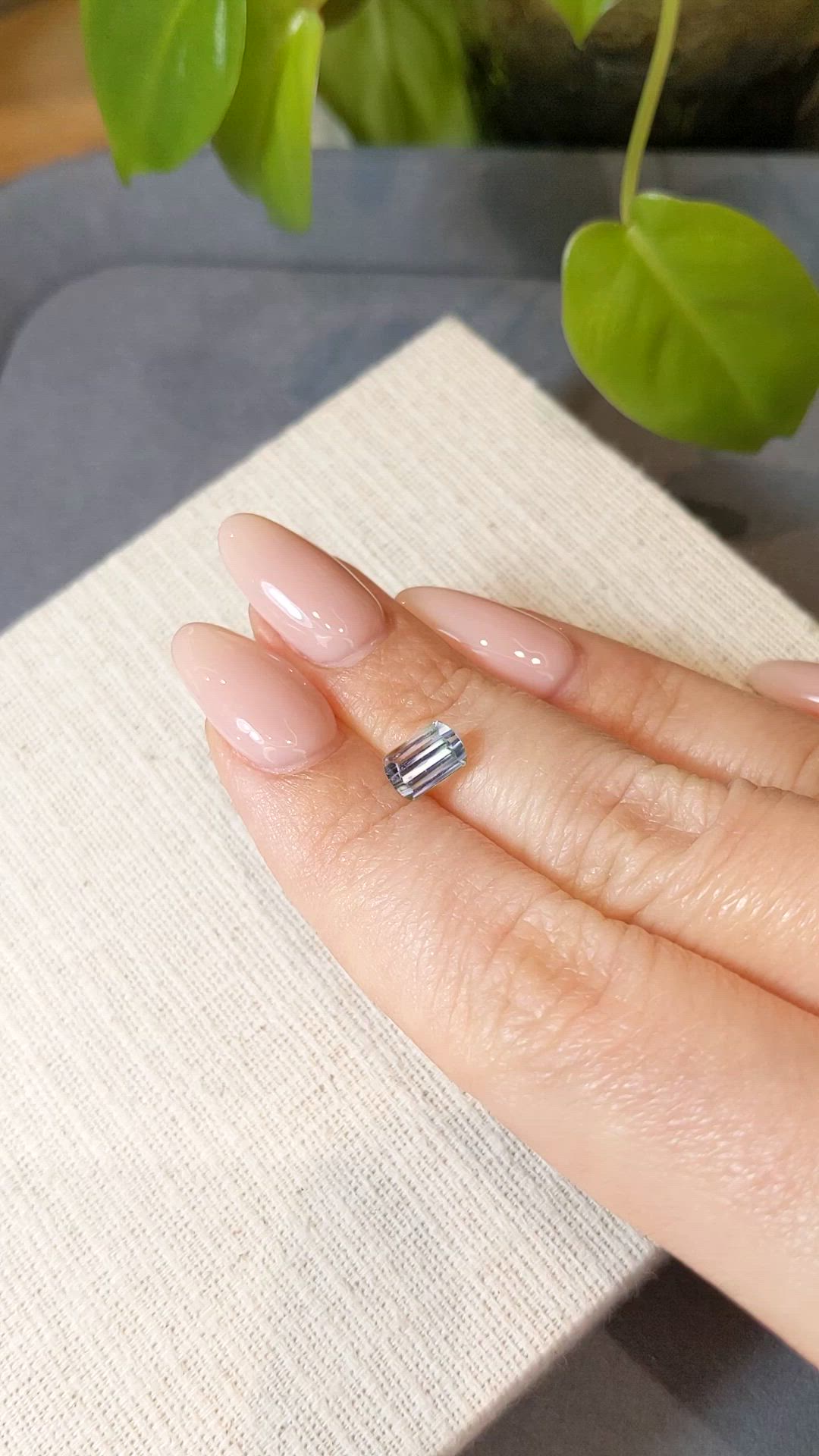 1.33 Ct. Bi Color Tourmaline from Mozambique Size Video