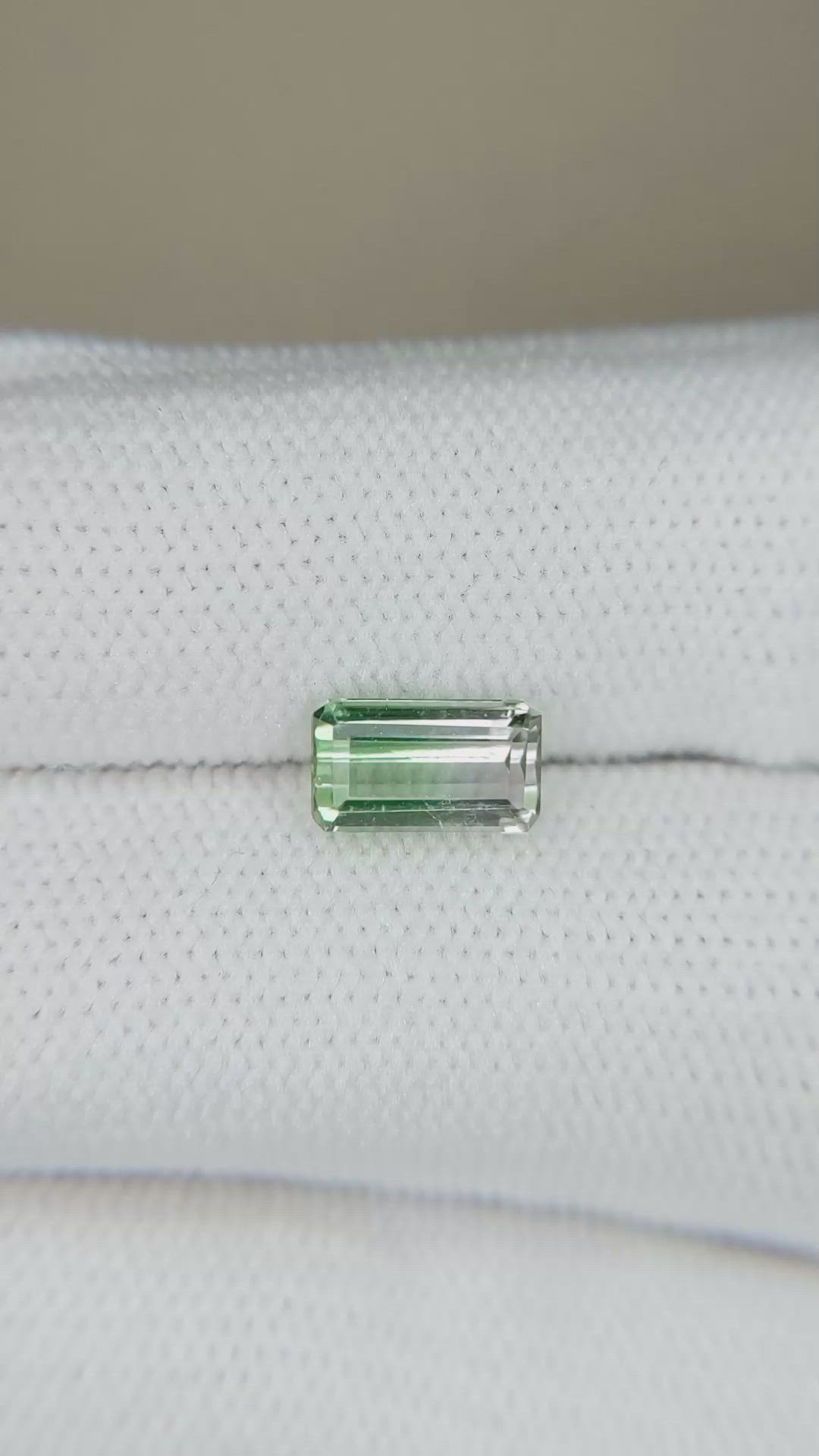 1.39 Ct. Bi Color Tourmaline from Mozambique Size Video