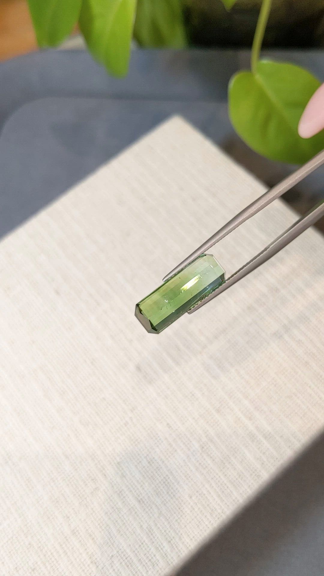 6.79 Ct. Green Tourmaline from Mozambique Size Video