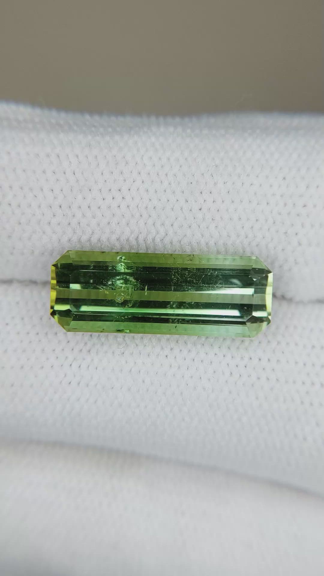 6.79 Ct. Green Tourmaline from Mozambique Size Video